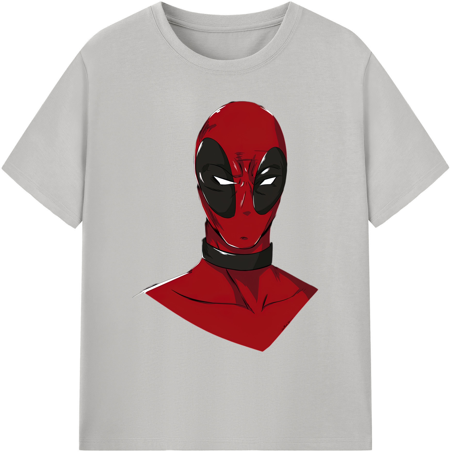 （画像用） Deadpool デッドプール 綿100％ メンズ半袖Tシャツ｜肌触りやわらか＆通気性