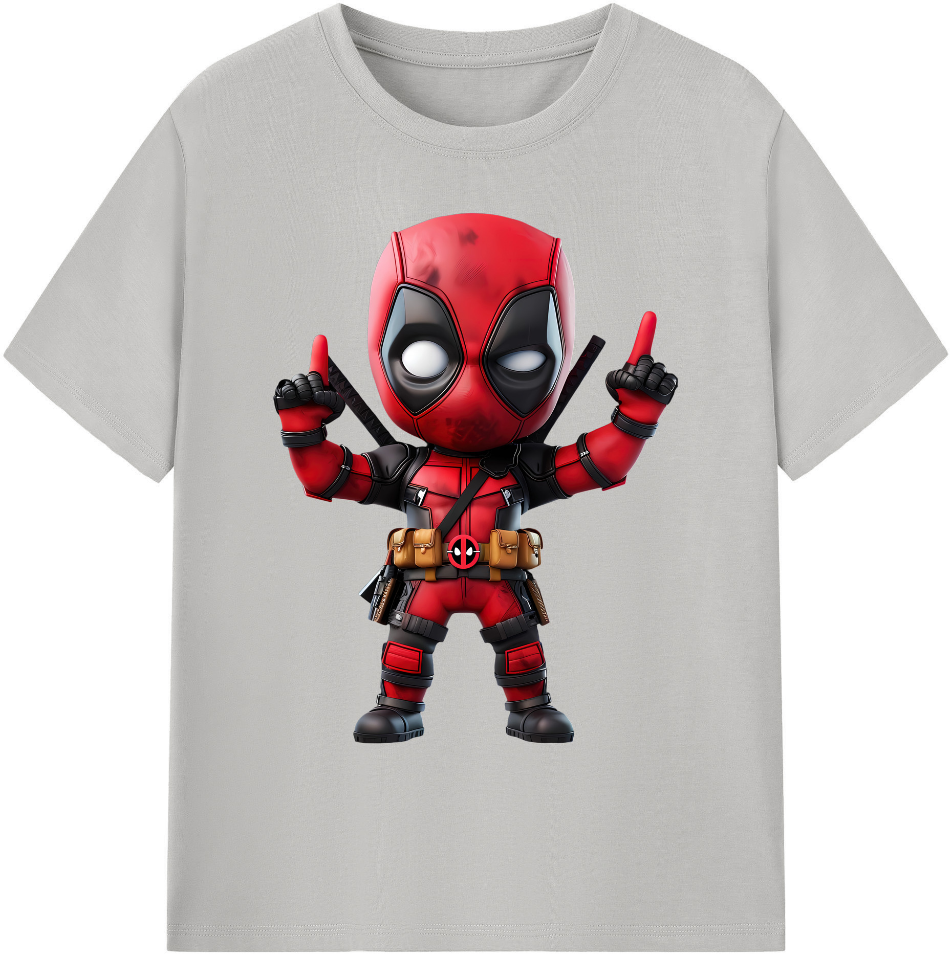 （画像用） Deadpool デッドプール 綿100％ メンズ半袖Tシャツ｜肌触りやわらか＆通気性