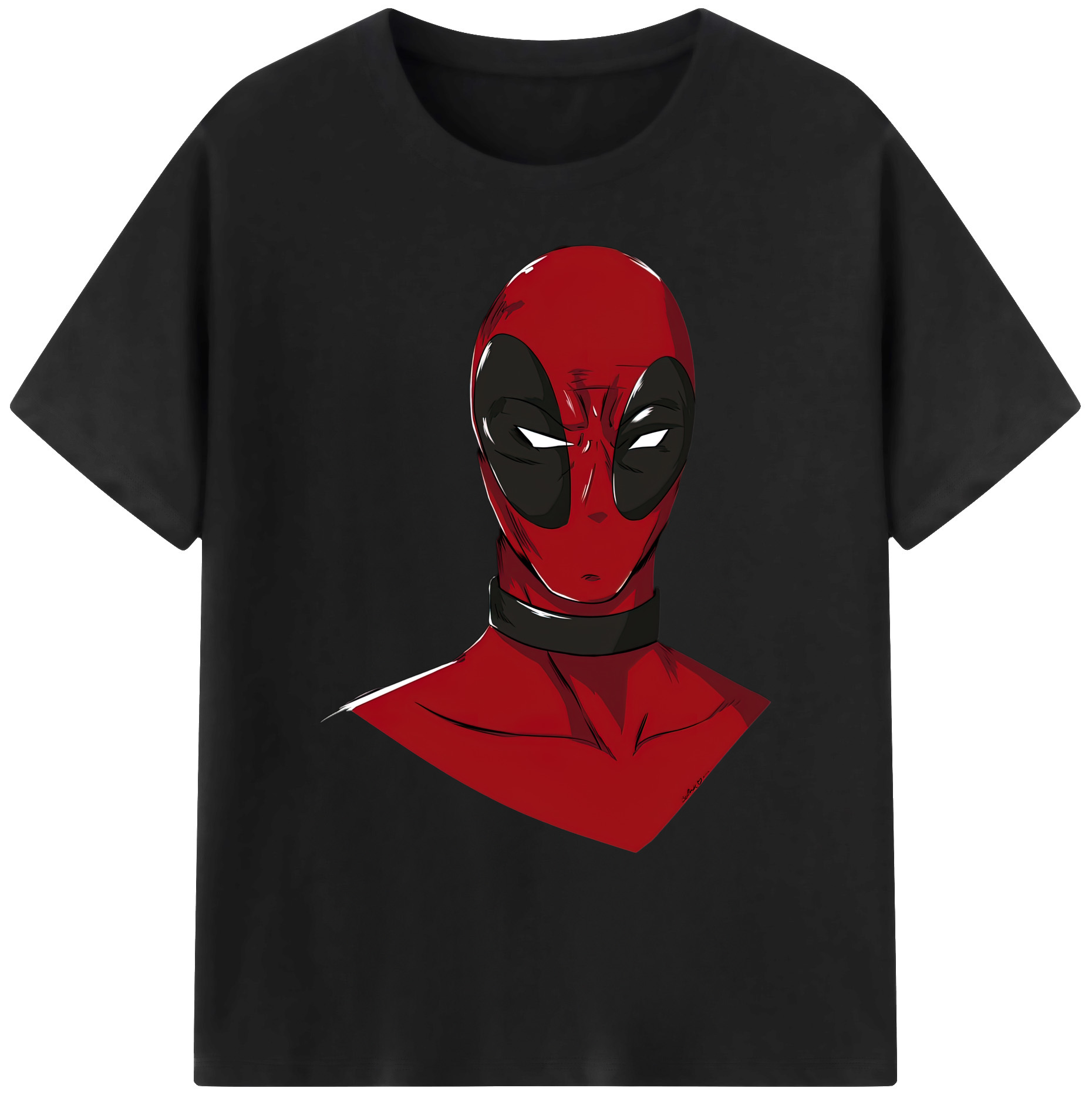 （画像用） Deadpool デッドプール 綿100％ メンズ半袖Tシャツ｜肌触りやわらか＆通気性