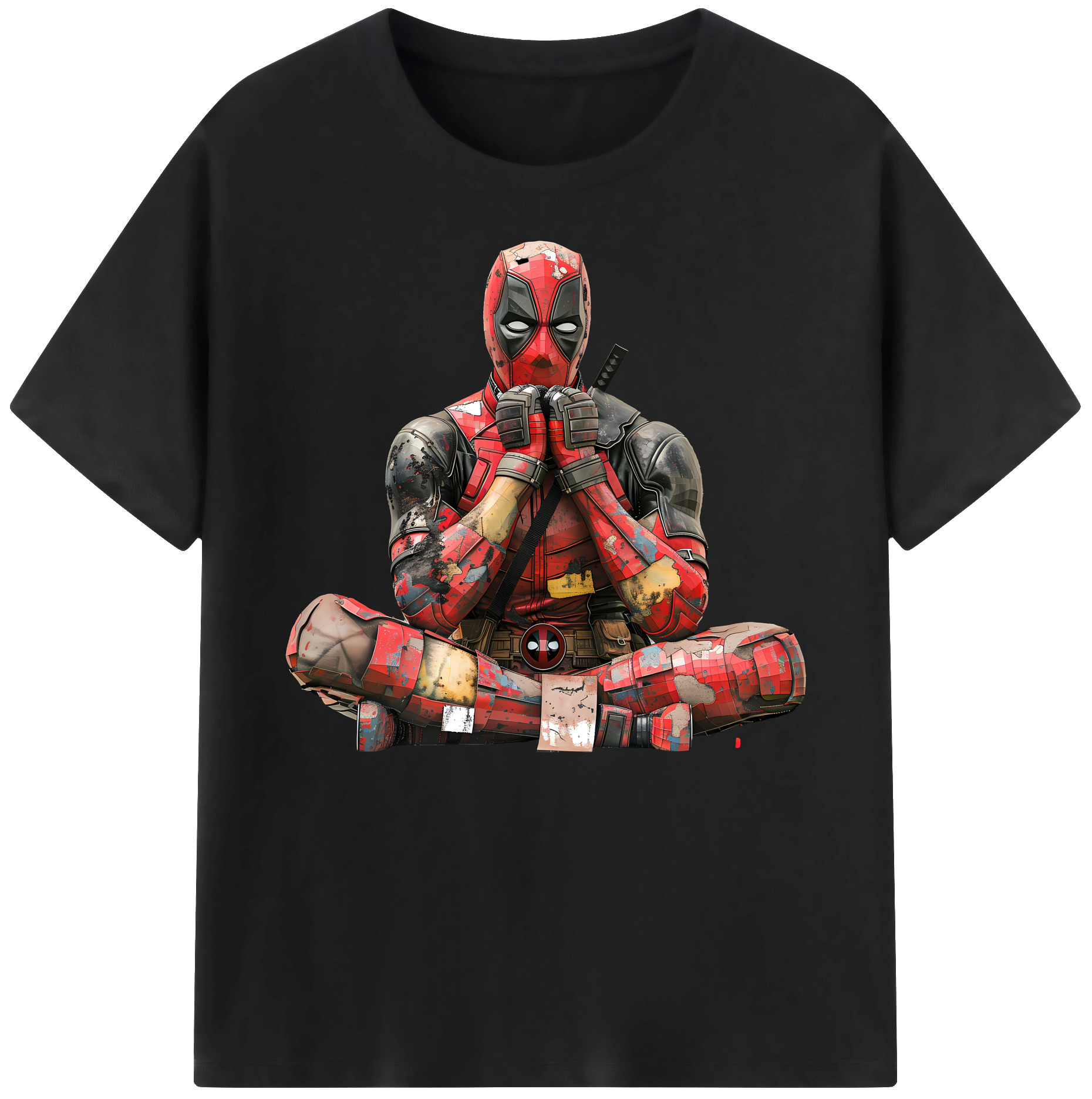（画像用） Deadpool デッドプール 綿100％ メンズ半袖Tシャツ｜肌触りやわらか＆通気性