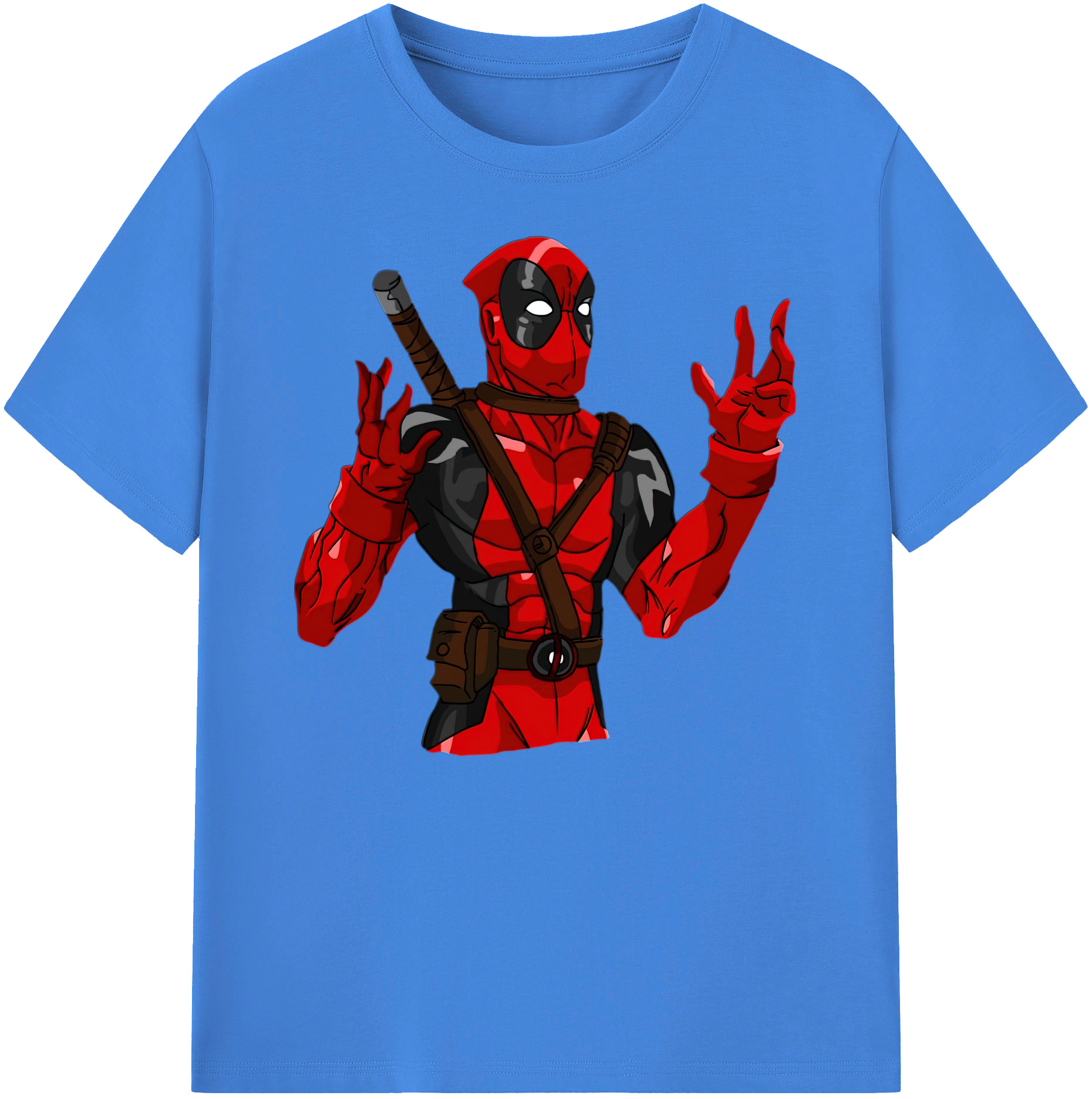（画像用） Deadpool デッドプール 綿100％ メンズ半袖Tシャツ｜肌触りやわらか＆通気性