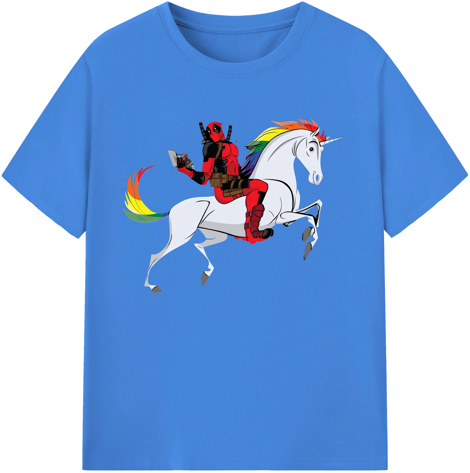 （画像用） Deadpool デッドプール 綿100％ メンズ半袖Tシャツ｜肌触りやわらか＆通気性