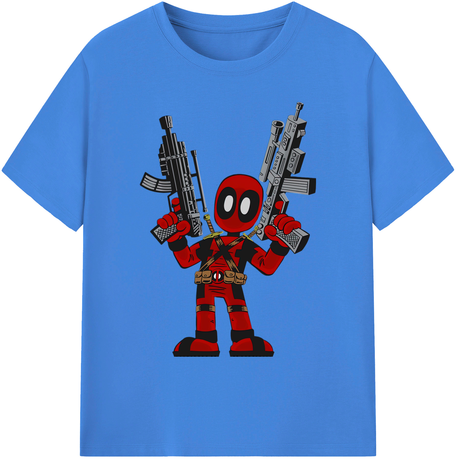 （画像用） Deadpool デッドプール 綿100％ メンズ半袖Tシャツ｜肌触りやわらか＆通気性