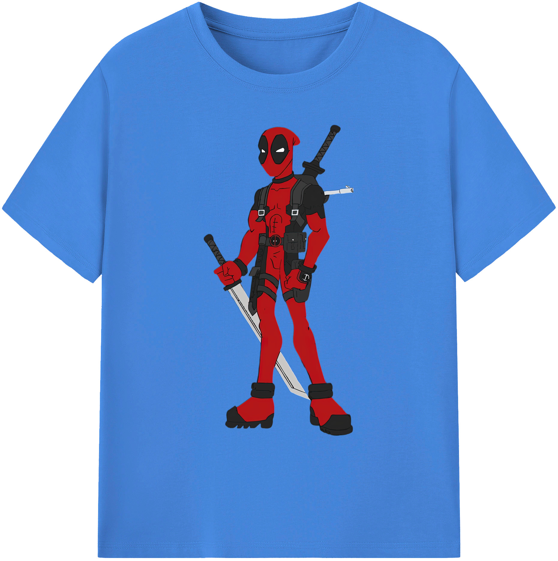 （画像用） Deadpool デッドプール 綿100％ メンズ半袖Tシャツ｜肌触りやわらか＆通気性