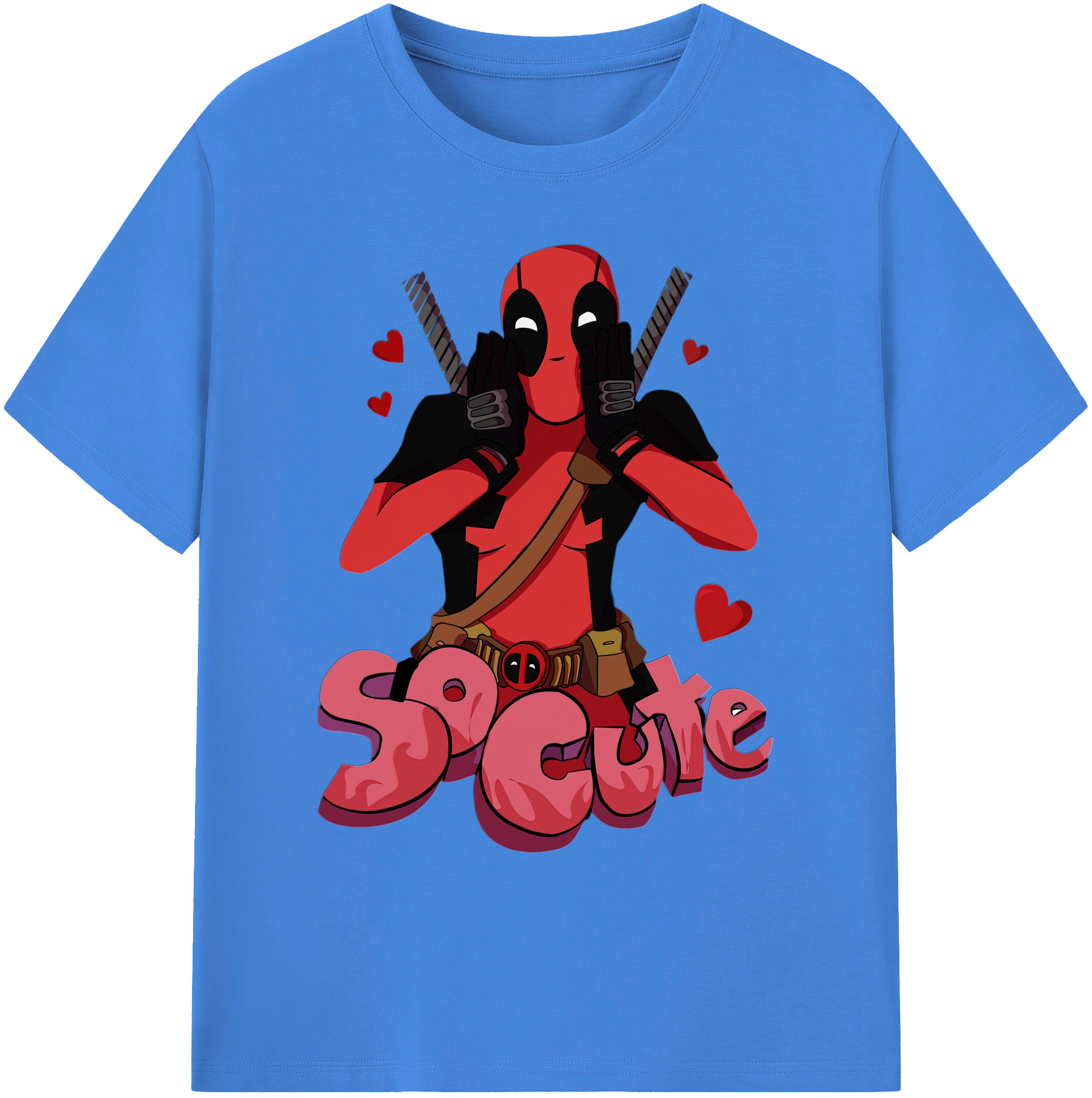 （画像用） Deadpool デッドプール 綿100％ メンズ半袖Tシャツ｜肌触りやわらか＆通気性