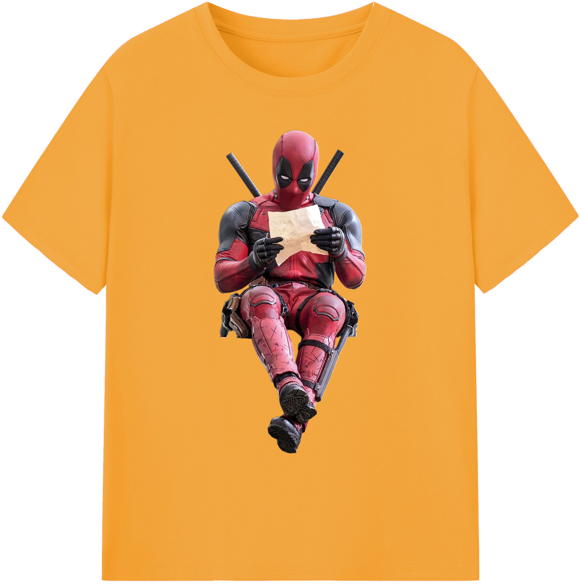 （画像用） Deadpool デッドプール 綿100％ メンズ半袖Tシャツ｜肌触りやわらか＆通気性
