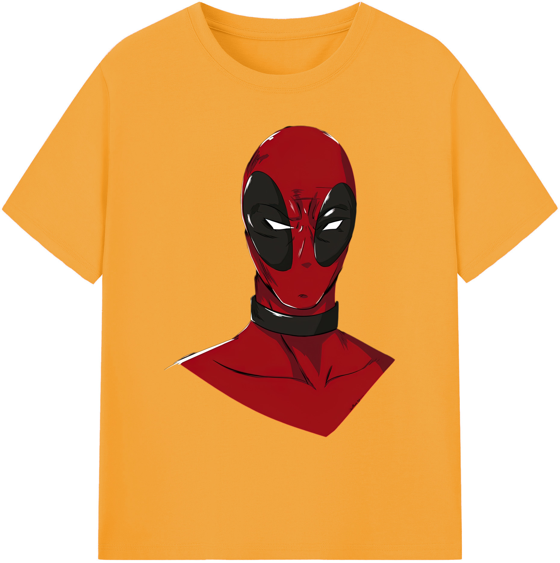 （画像用） Deadpool デッドプール 綿100％ メンズ半袖Tシャツ｜肌触りやわらか＆通気性