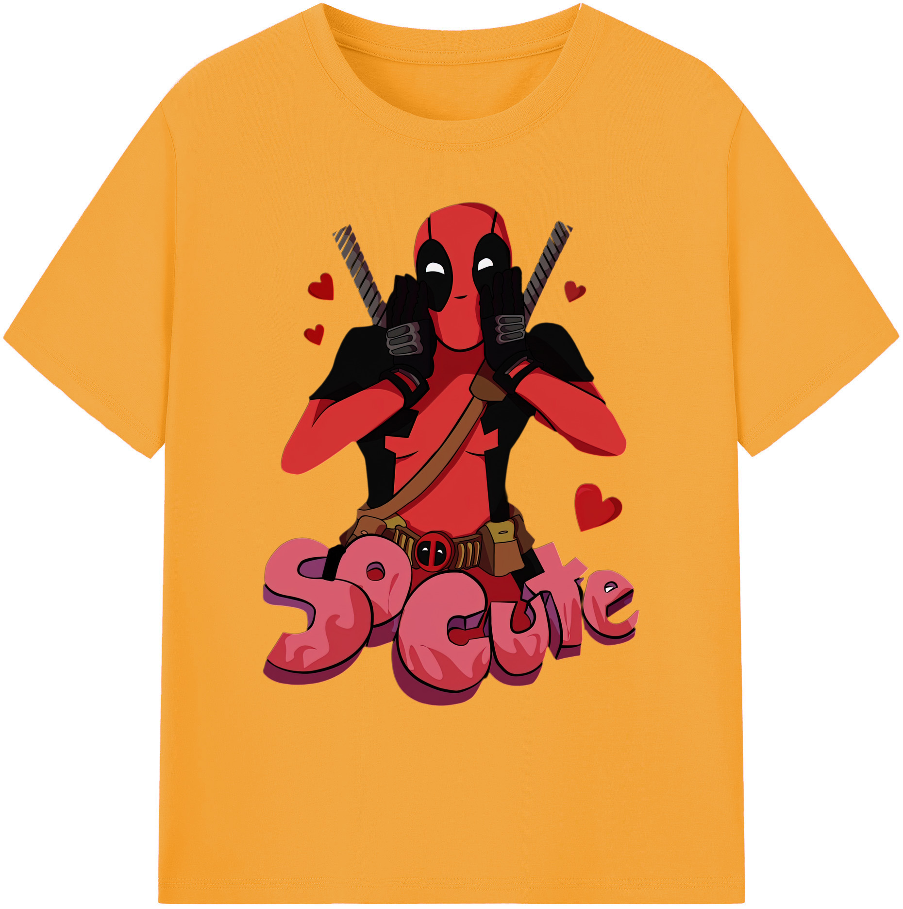 （画像用） Deadpool デッドプール 綿100％ メンズ半袖Tシャツ｜肌触りやわらか＆通気性