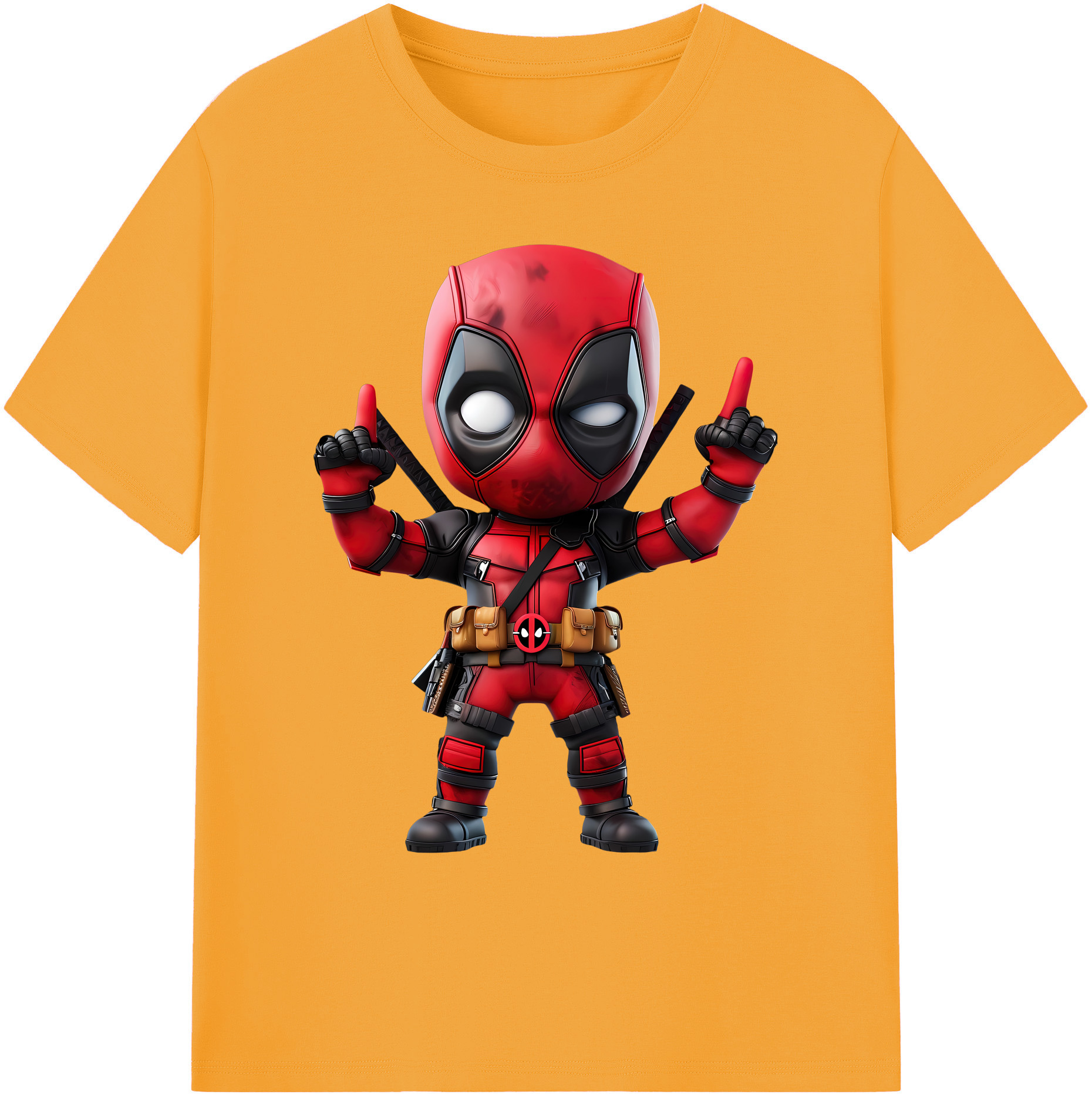 （画像用） Deadpool デッドプール 綿100％ メンズ半袖Tシャツ｜肌触りやわらか＆通気性