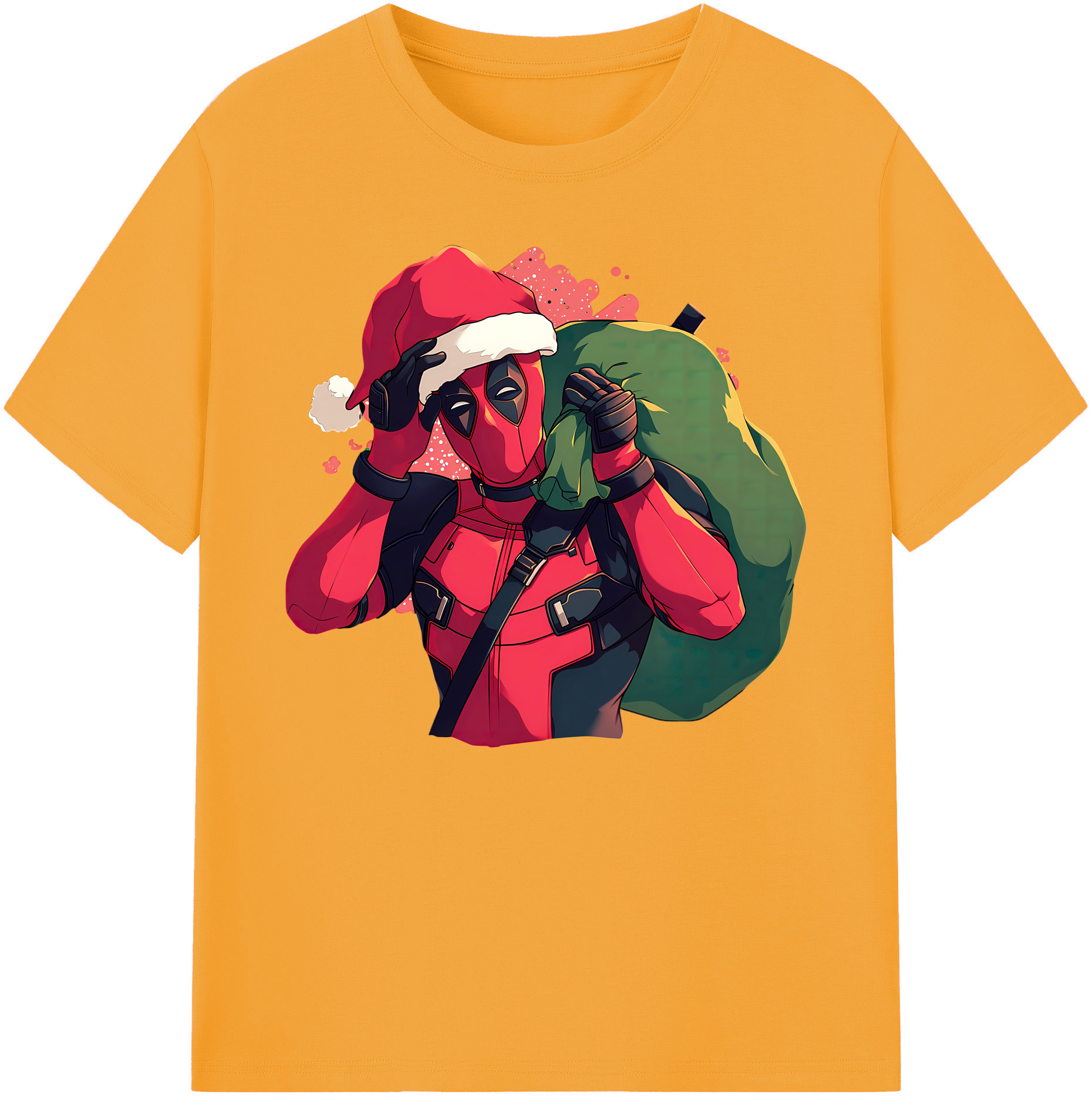 （画像用） Deadpool デッドプール 綿100％ メンズ半袖Tシャツ｜肌触りやわらか＆通気性