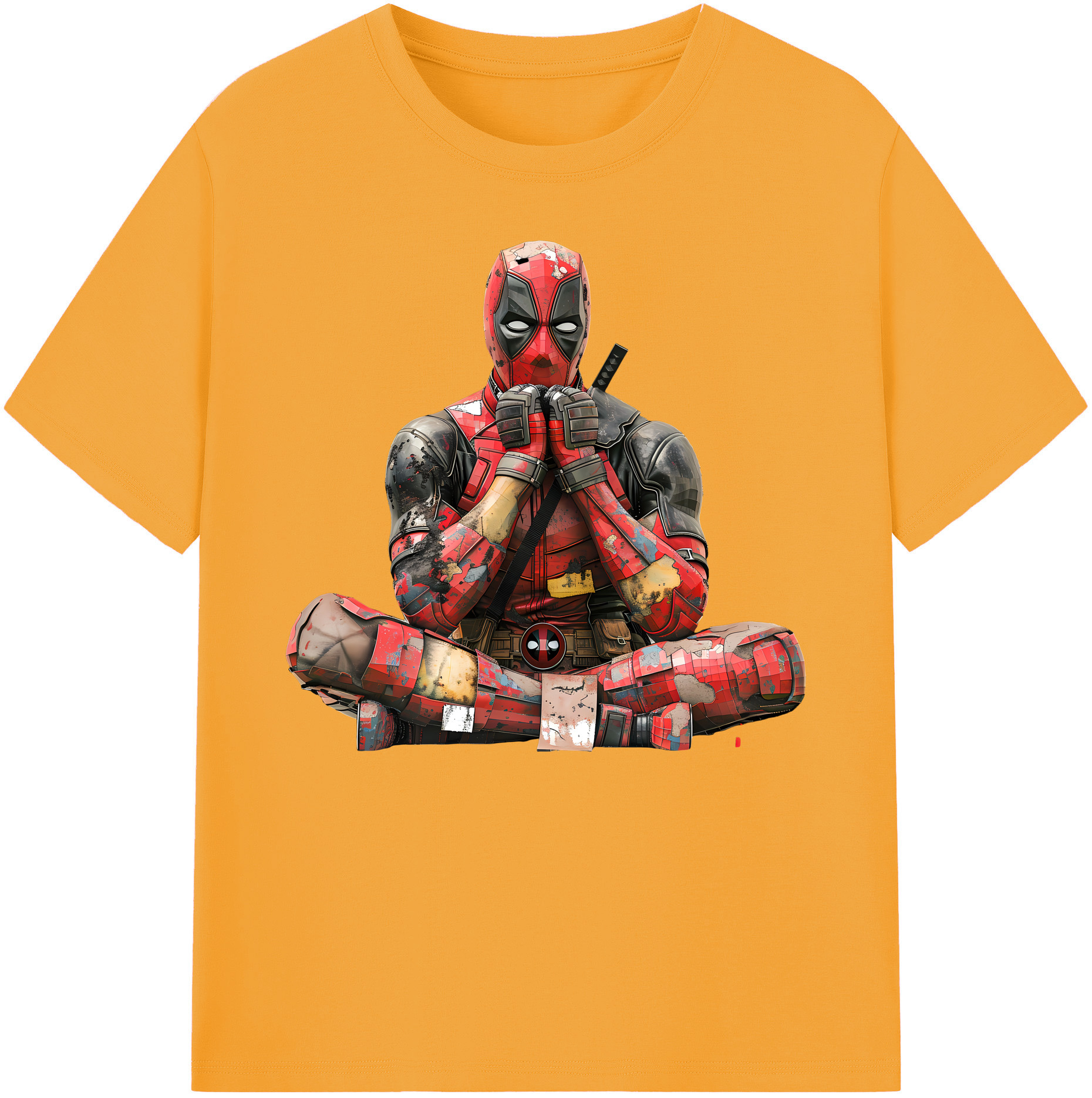 （画像用） Deadpool デッドプール 綿100％ メンズ半袖Tシャツ｜肌触りやわらか＆通気性