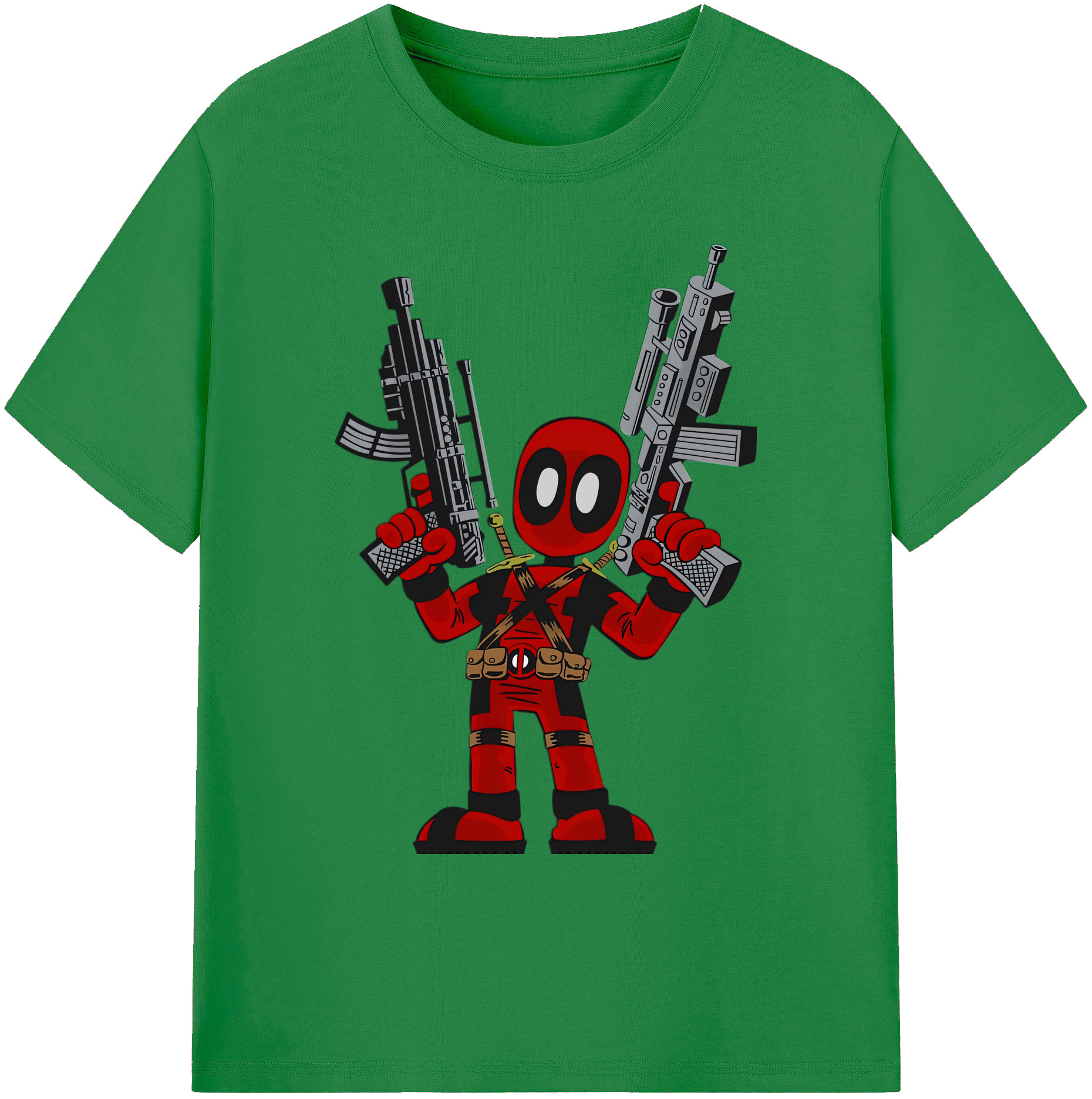 （画像用） Deadpool デッドプール 綿100％ メンズ半袖Tシャツ｜肌触りやわらか＆通気性