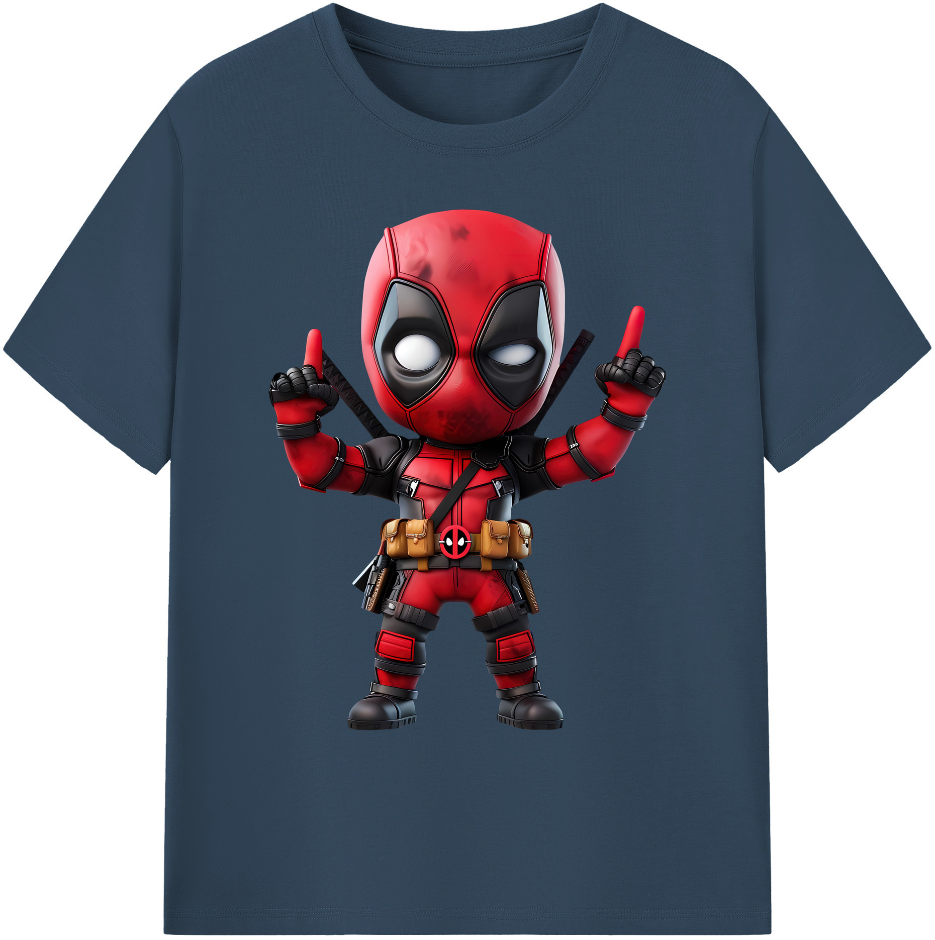 （画像用） Deadpool デッドプール 綿100％ メンズ半袖Tシャツ｜肌触りやわらか＆通気性