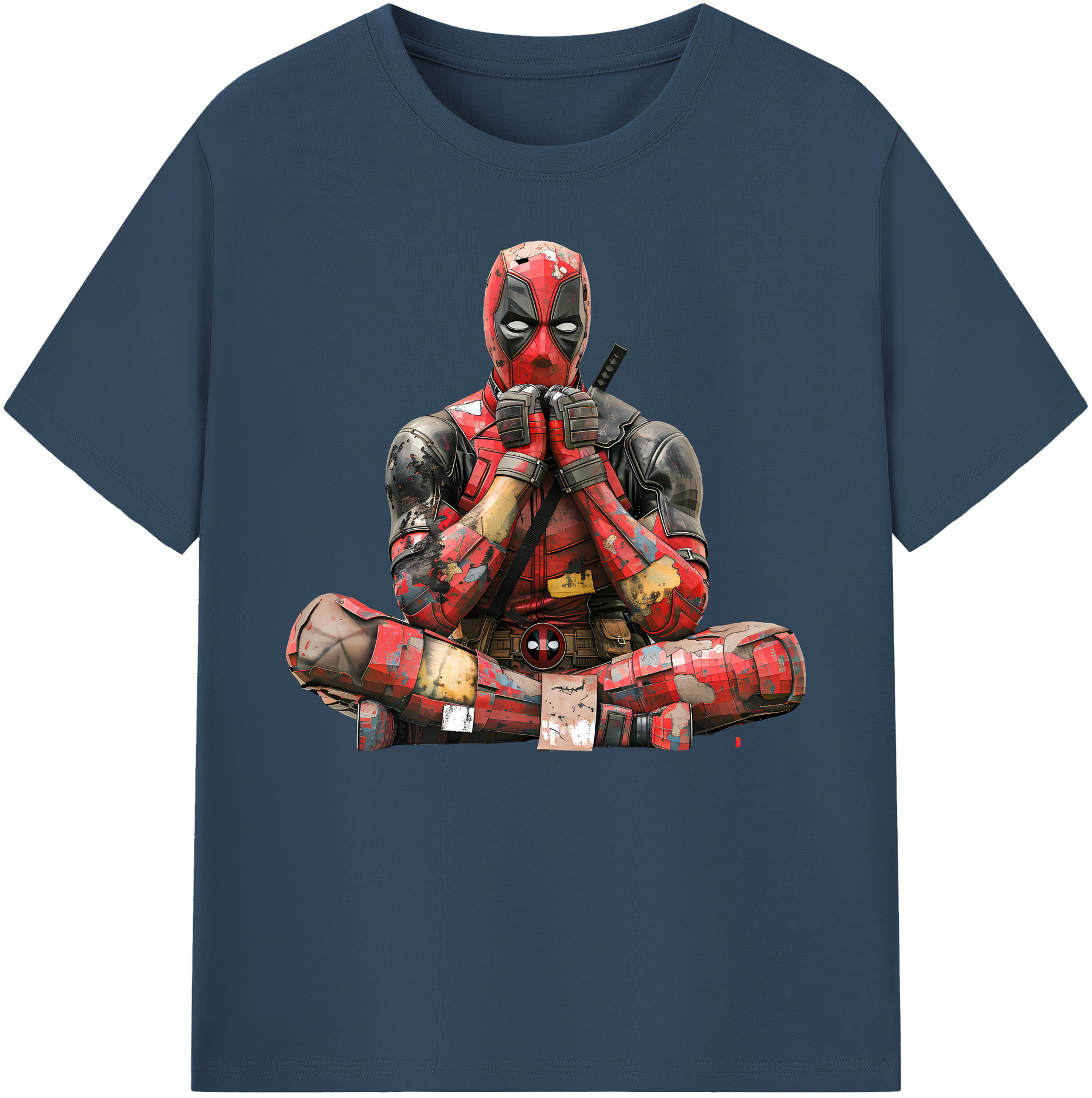 （画像用） Deadpool デッドプール 綿100％ メンズ半袖Tシャツ｜肌触りやわらか＆通気性