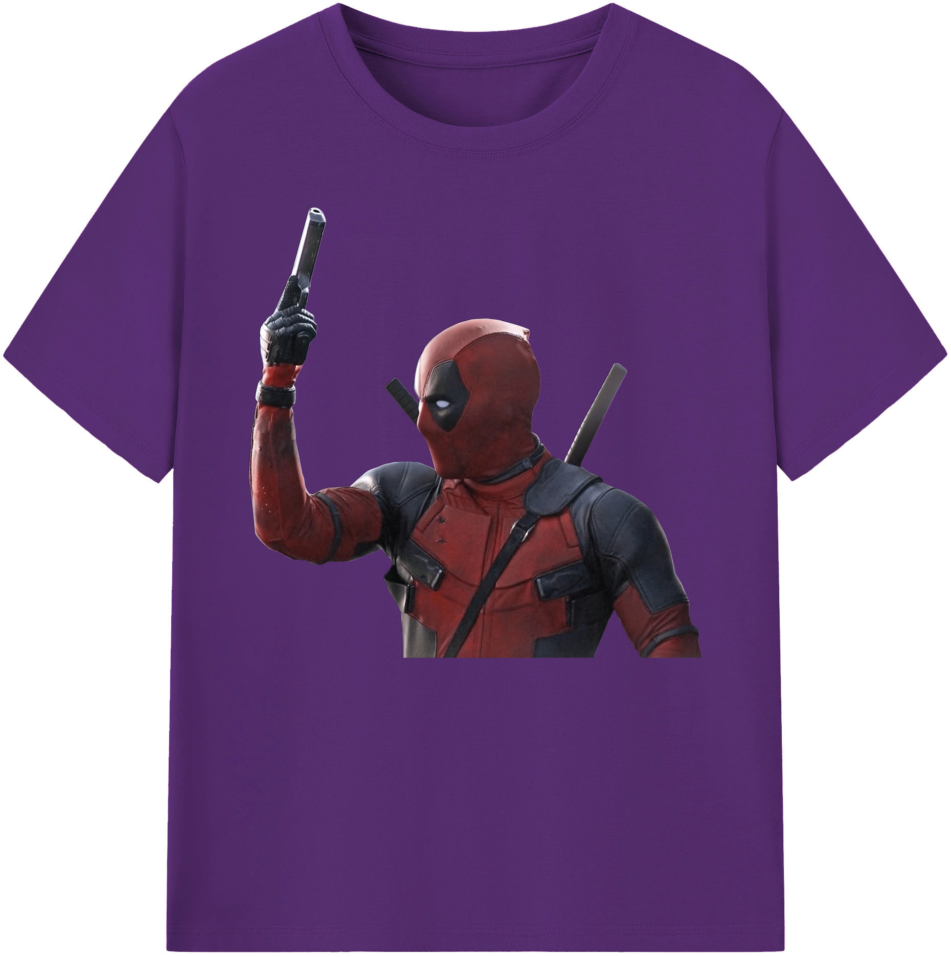 （画像用） Deadpool デッドプール 綿100％ メンズ半袖Tシャツ｜肌触りやわらか＆通気性