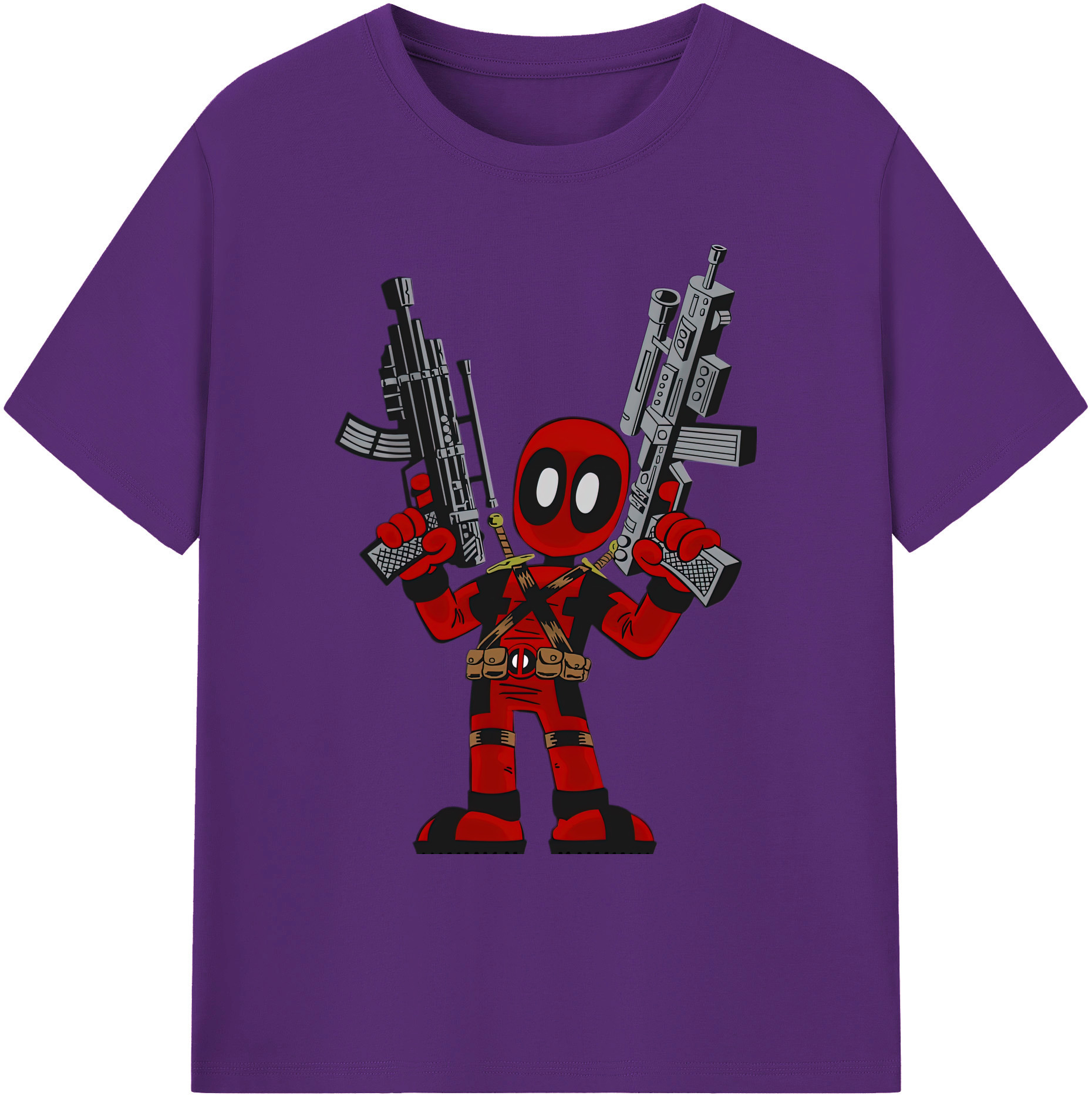 （画像用） Deadpool デッドプール 綿100％ メンズ半袖Tシャツ｜肌触りやわらか＆通気性