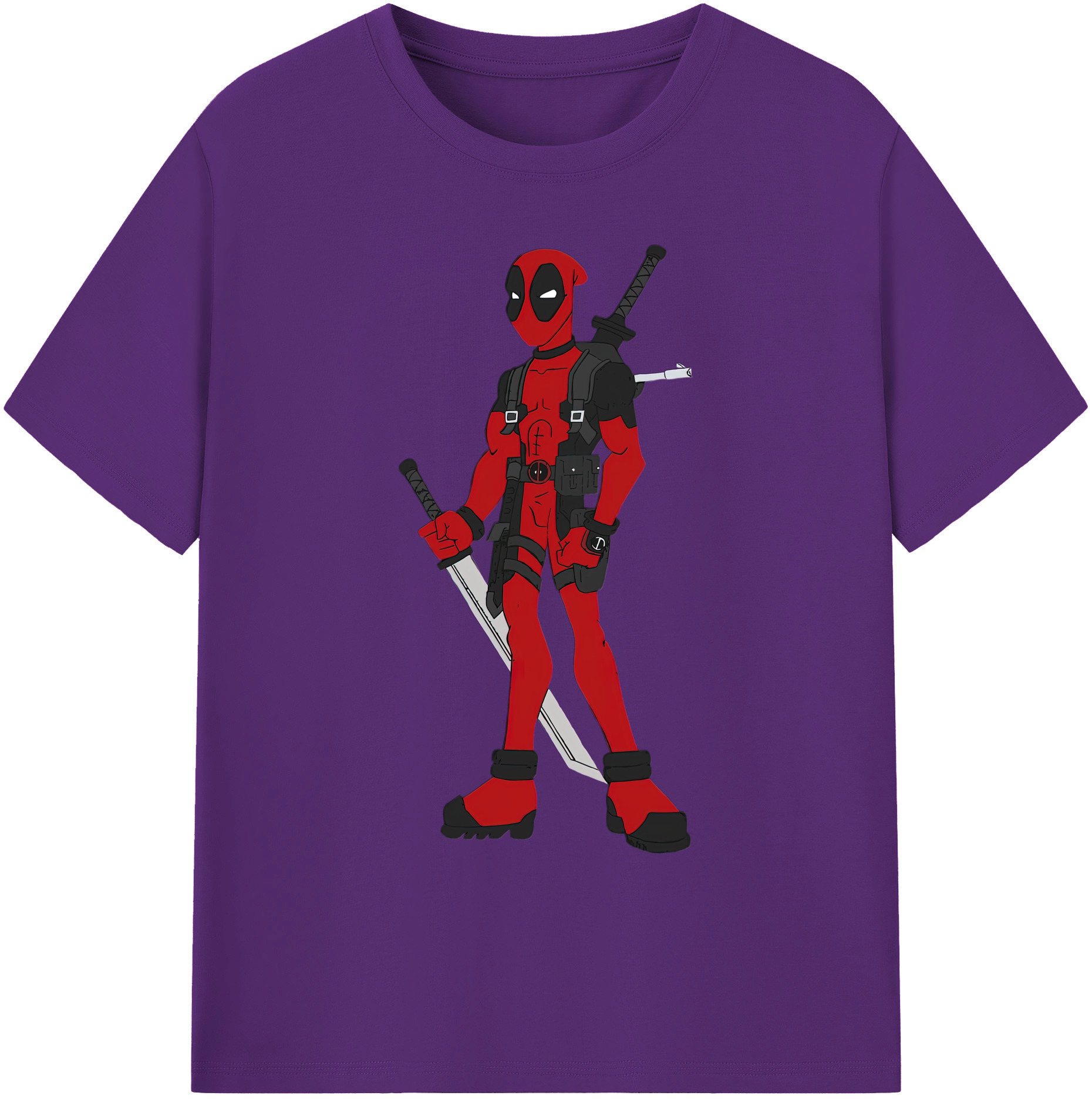 （画像用） Deadpool デッドプール 綿100％ メンズ半袖Tシャツ｜肌触りやわらか＆通気性