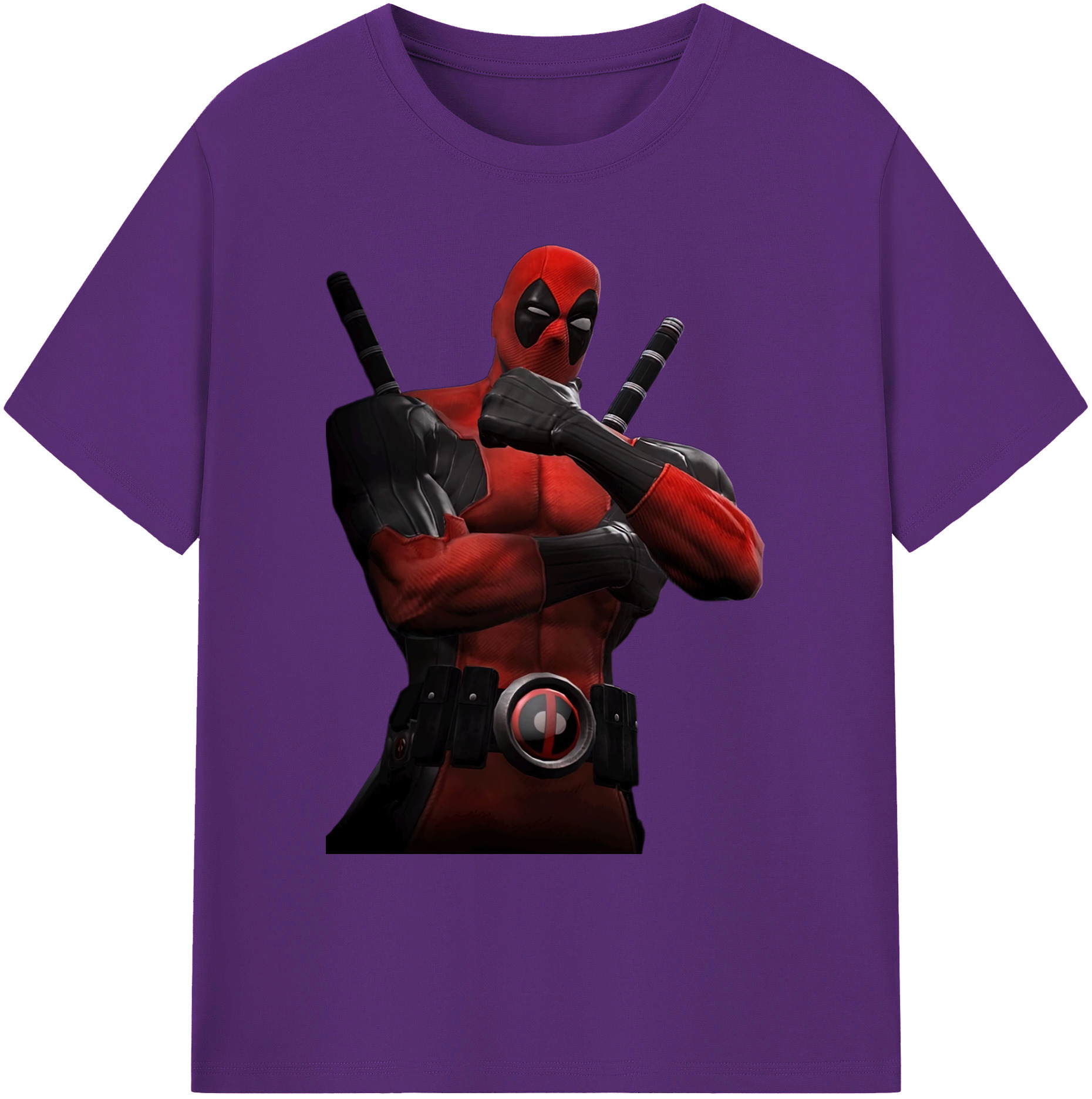 （画像用） Deadpool デッドプール 綿100％ メンズ半袖Tシャツ｜肌触りやわらか＆通気性