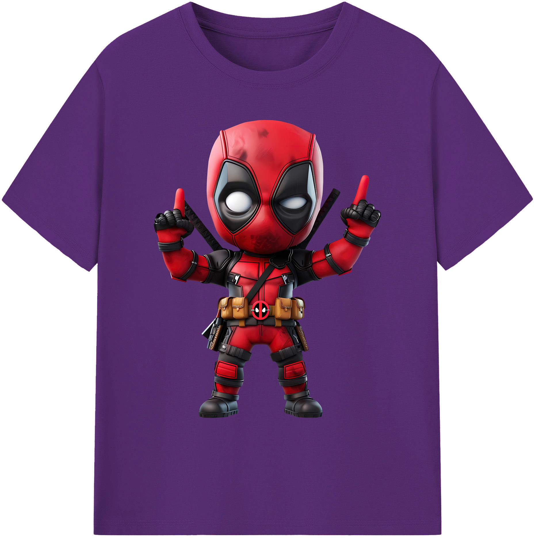 （画像用） Deadpool デッドプール 綿100％ メンズ半袖Tシャツ｜肌触りやわらか＆通気性