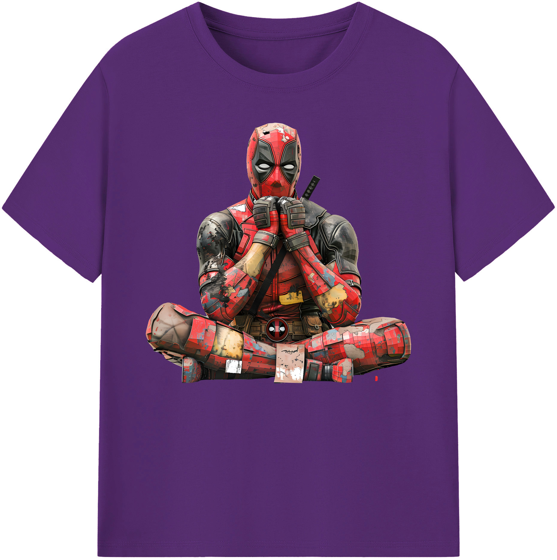 （画像用） Deadpool デッドプール 綿100％ メンズ半袖Tシャツ｜肌触りやわらか＆通気性