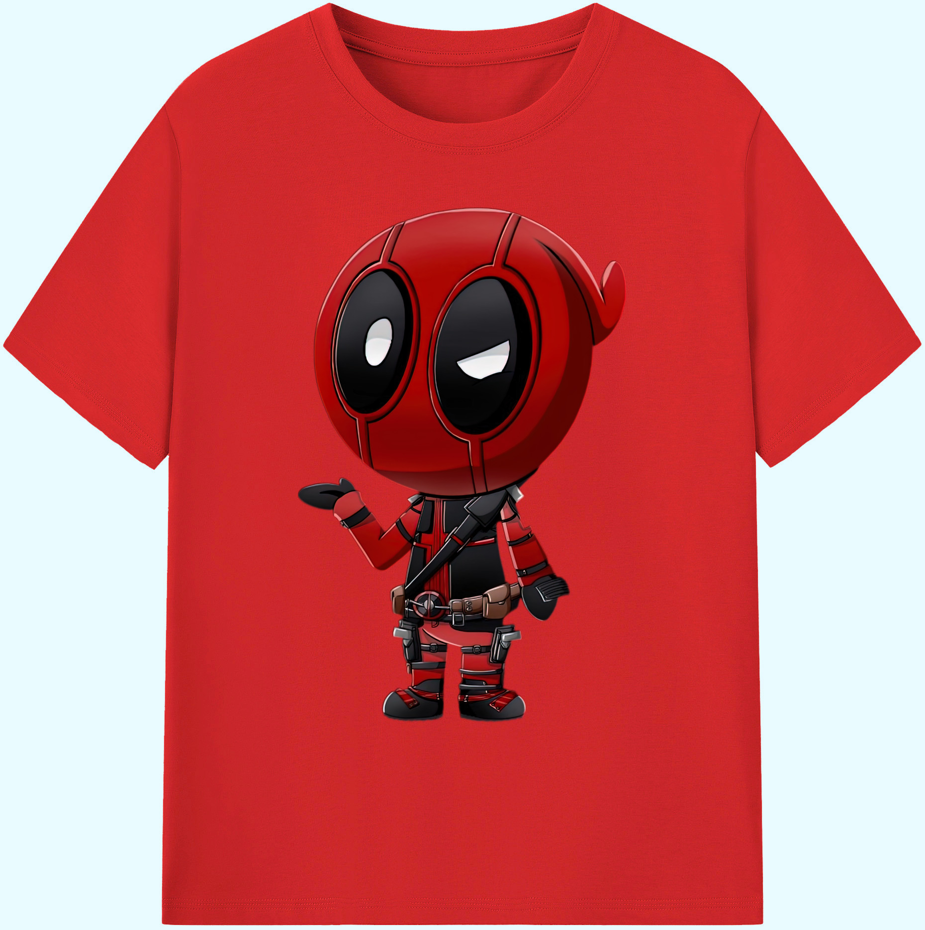 （画像用） Deadpool デッドプール 綿100％ メンズ半袖Tシャツ｜肌触りやわらか＆通気性