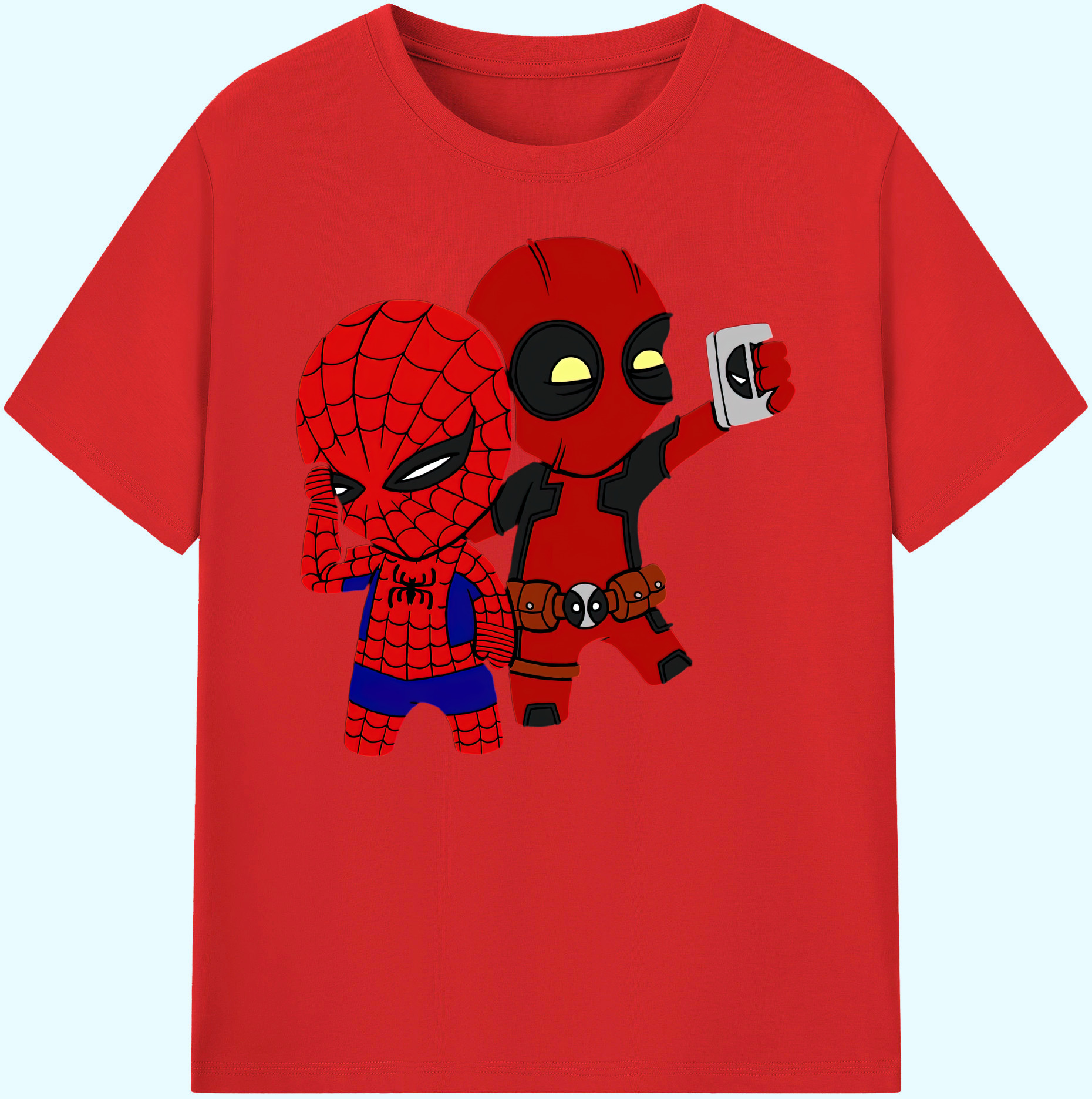 （画像用） Deadpool デッドプール 綿100％ メンズ半袖Tシャツ｜肌触りやわらか＆通気性