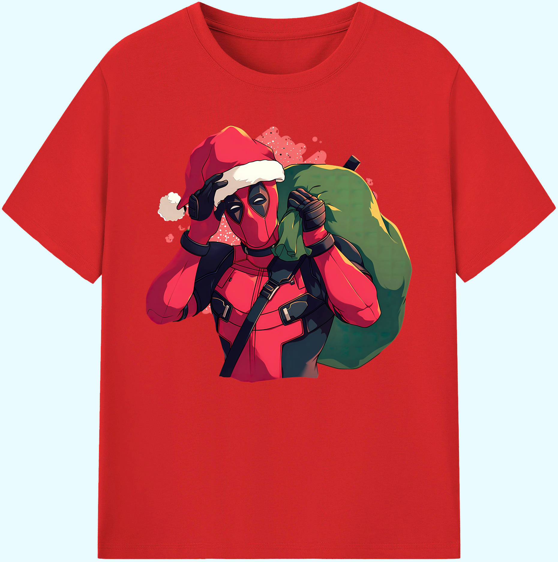 （画像用） Deadpool デッドプール 綿100％ メンズ半袖Tシャツ｜肌触りやわらか＆通気性