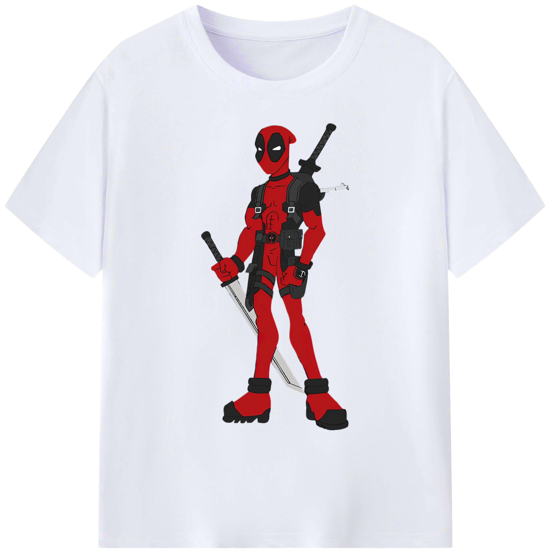 （画像用） Deadpool デッドプール 綿100％ メンズ半袖Tシャツ｜肌触りやわらか＆通気性