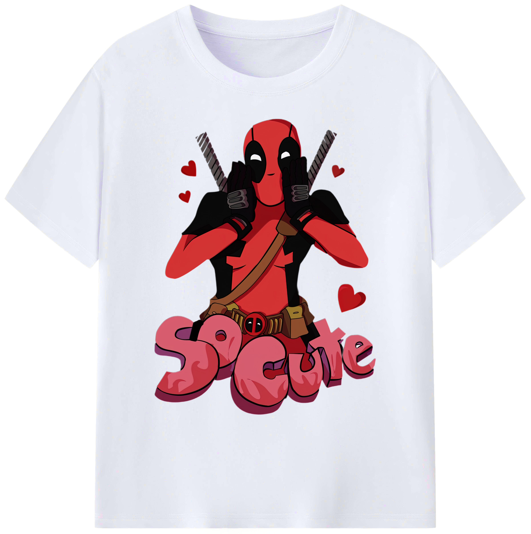 （画像用） Deadpool デッドプール 綿100％ メンズ半袖Tシャツ｜肌触りやわらか＆通気性