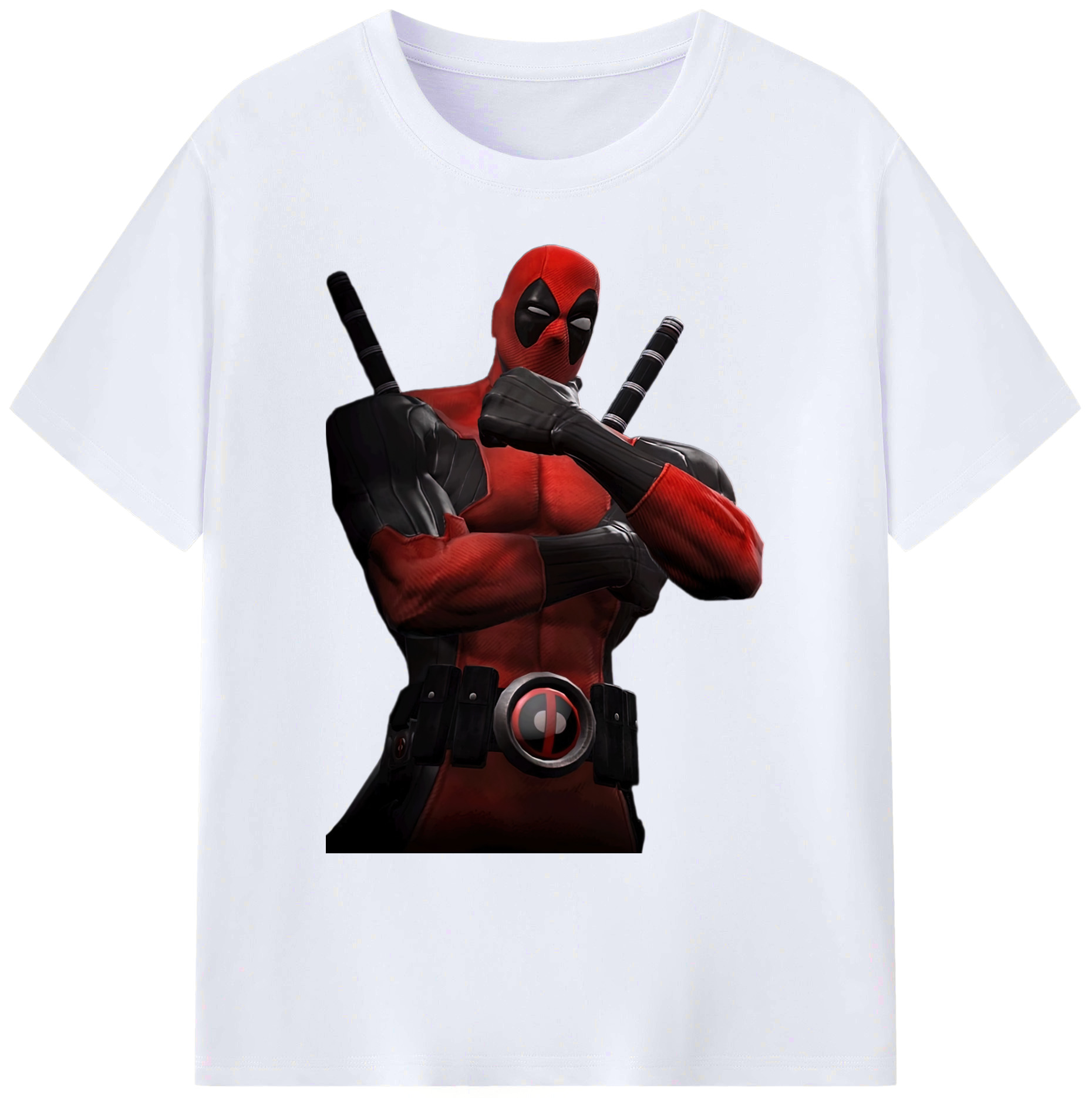 （画像用） Deadpool デッドプール 綿100％ メンズ半袖Tシャツ｜肌触りやわらか＆通気性