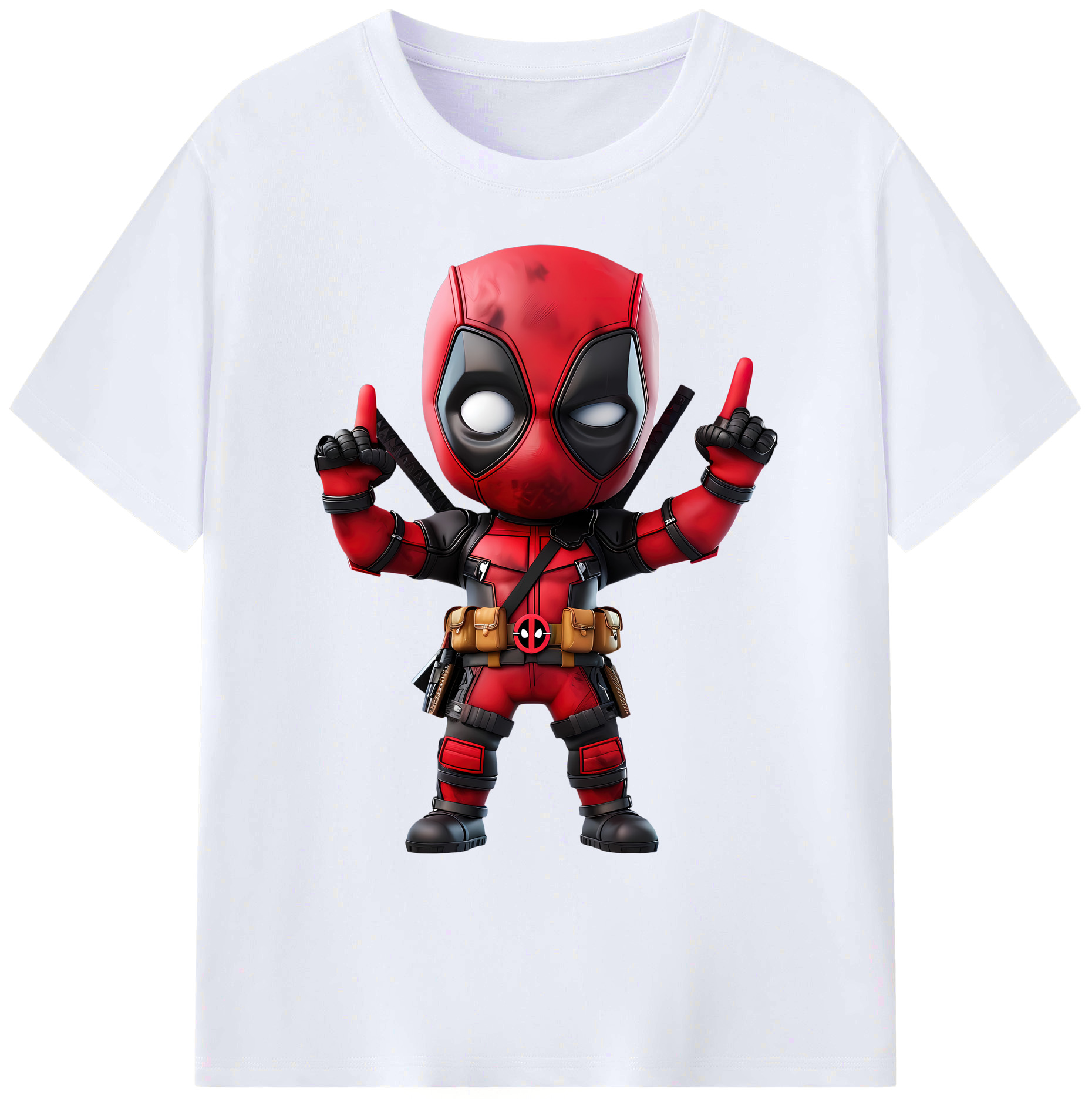 （画像用） Deadpool デッドプール 綿100％ メンズ半袖Tシャツ｜肌触りやわらか＆通気性