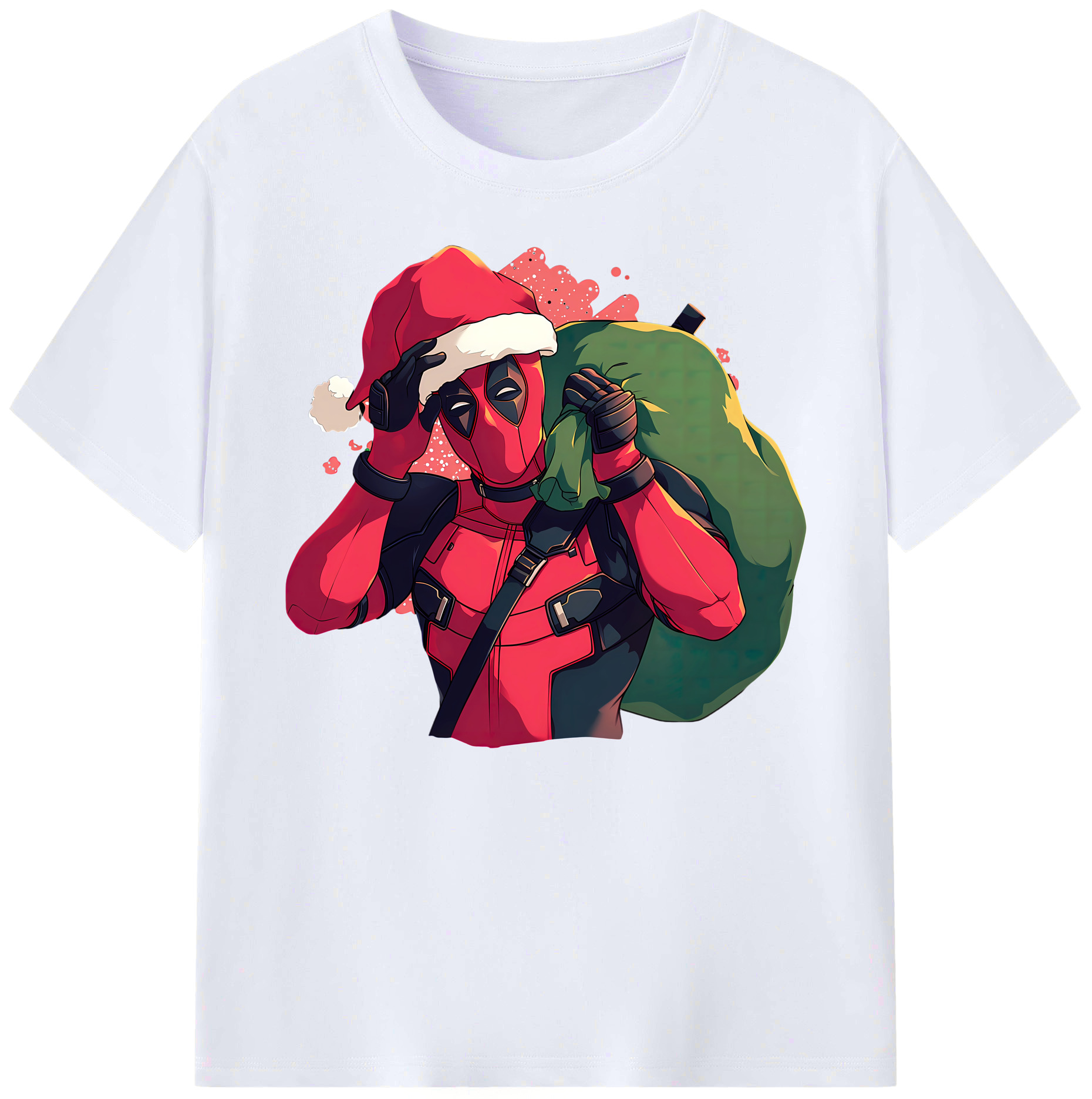 （画像用） Deadpool デッドプール 綿100％ メンズ半袖Tシャツ｜肌触りやわらか＆通気性