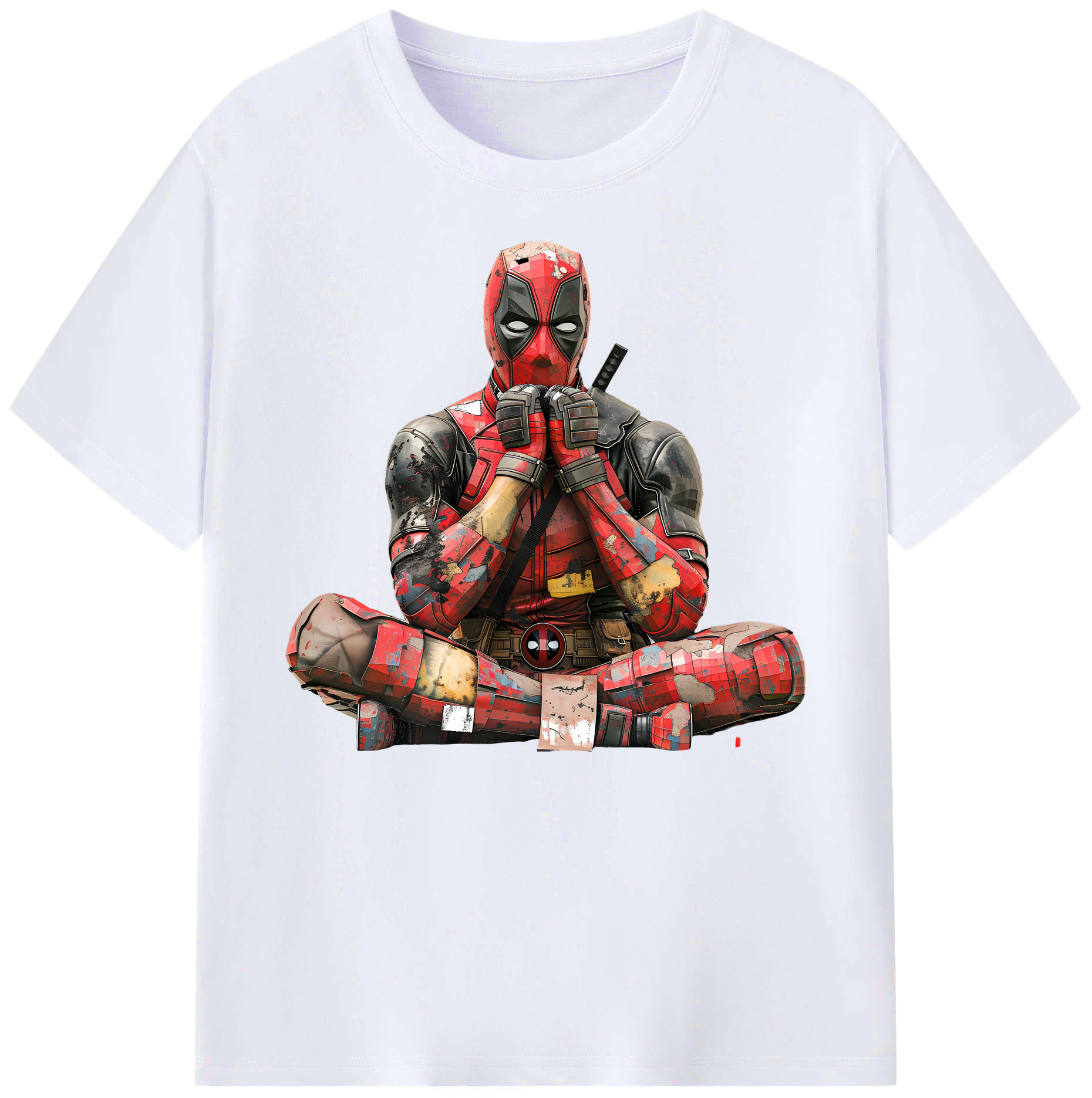 （画像用） Deadpool デッドプール 綿100％ メンズ半袖Tシャツ｜肌触りやわらか＆通気性