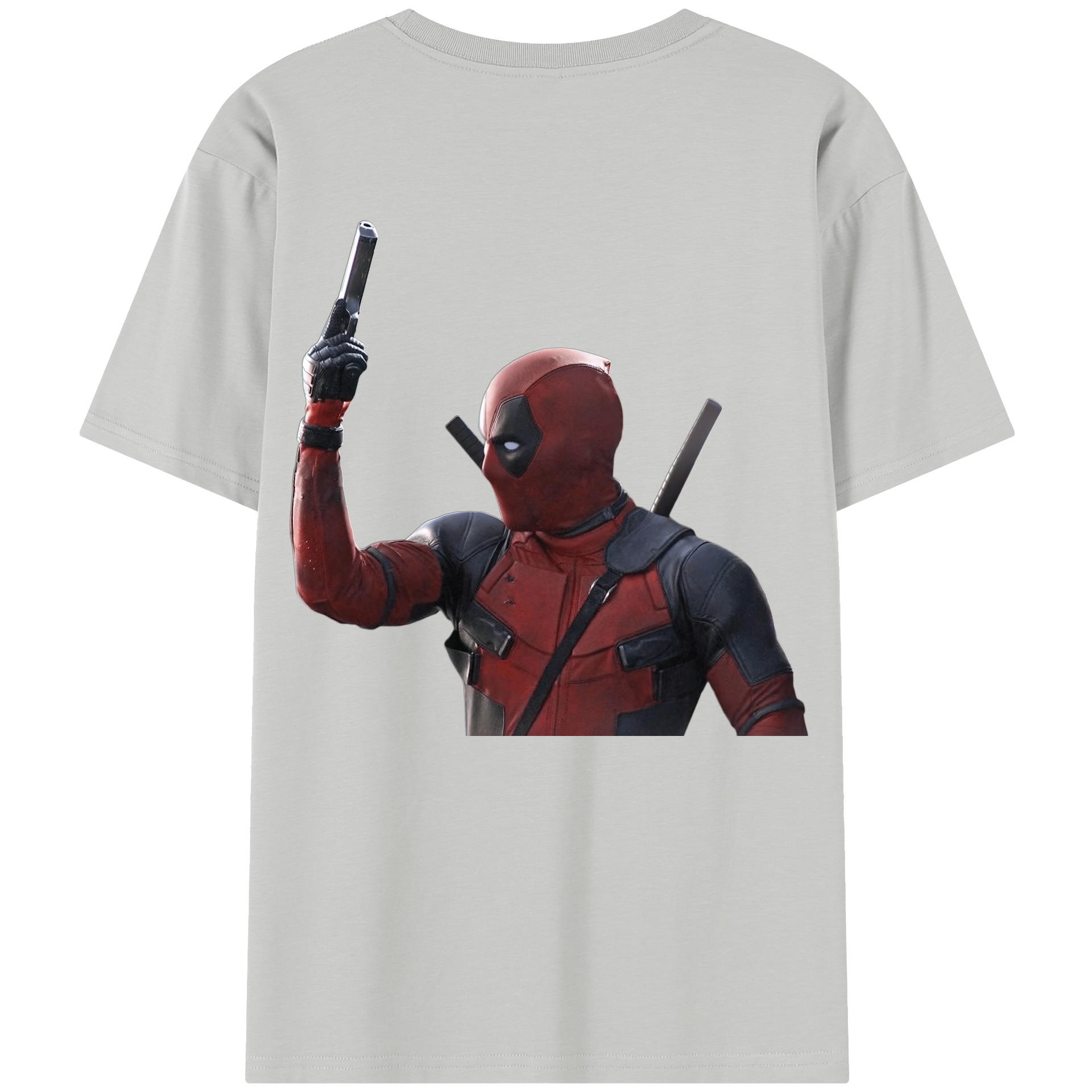 （画像用） Deadpool デッドプール レディース半袖Tシャツ(バックプリント)