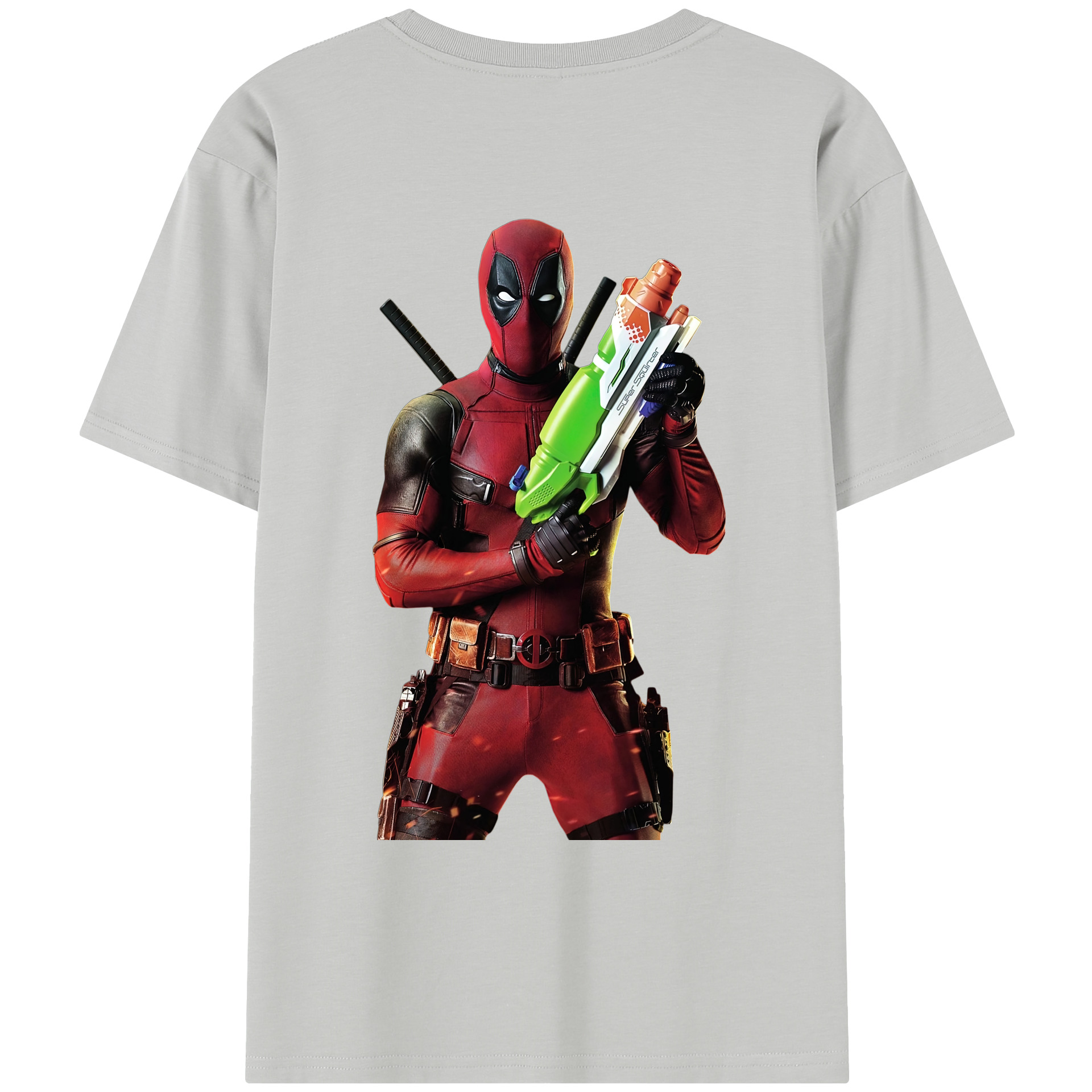 （画像用） Deadpool デッドプール レディース半袖Tシャツ(バックプリント)
