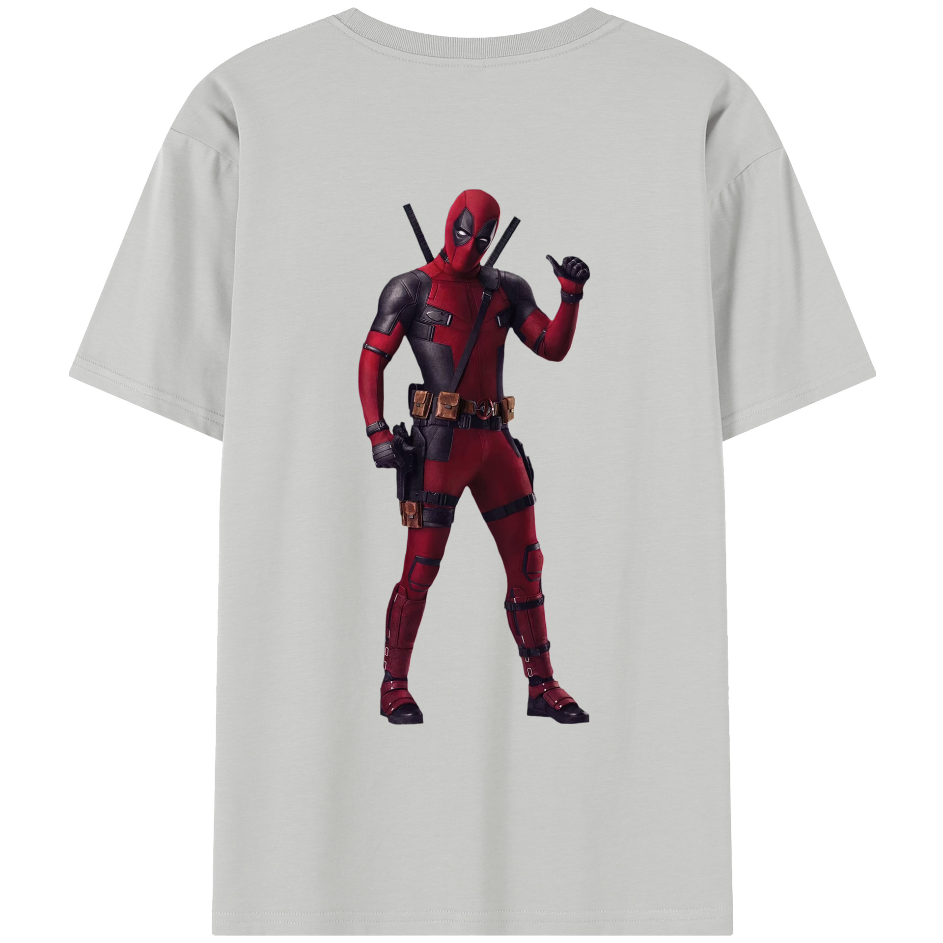 （画像用） Deadpool デッドプール レディース半袖Tシャツ(バックプリント)