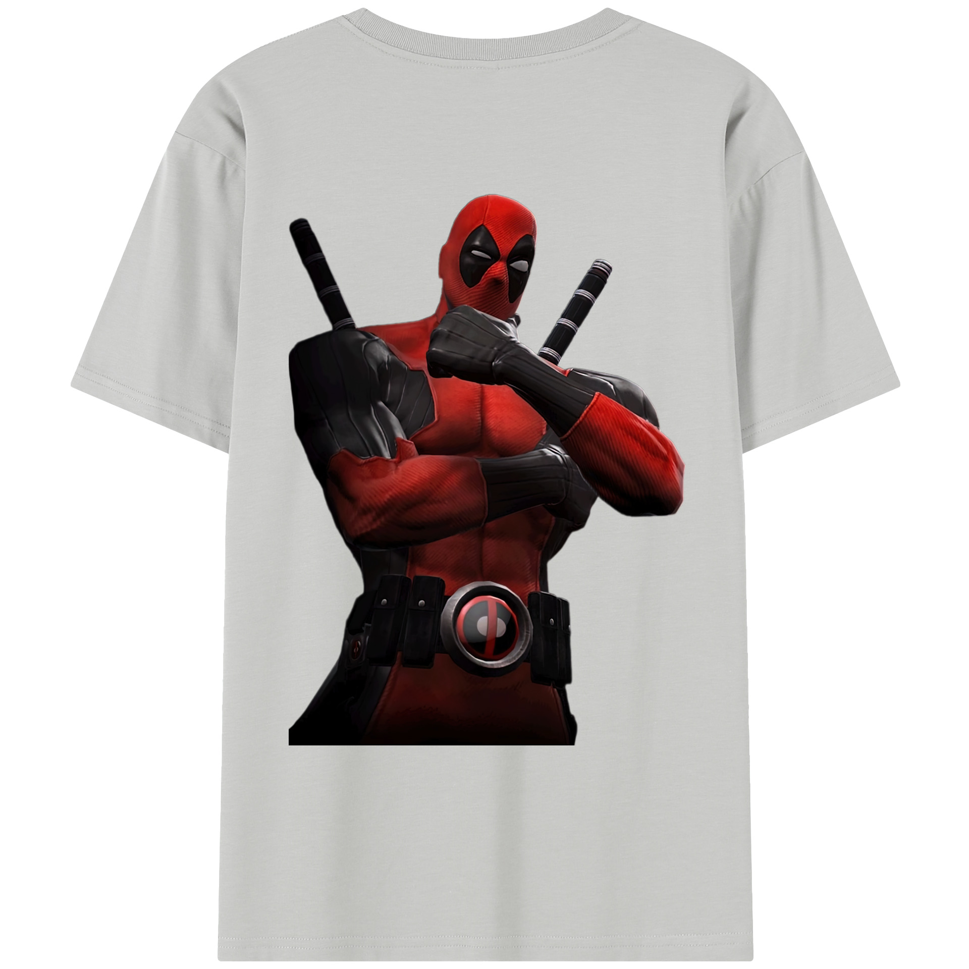 （画像用） Deadpool デッドプール レディース半袖Tシャツ(バックプリント)