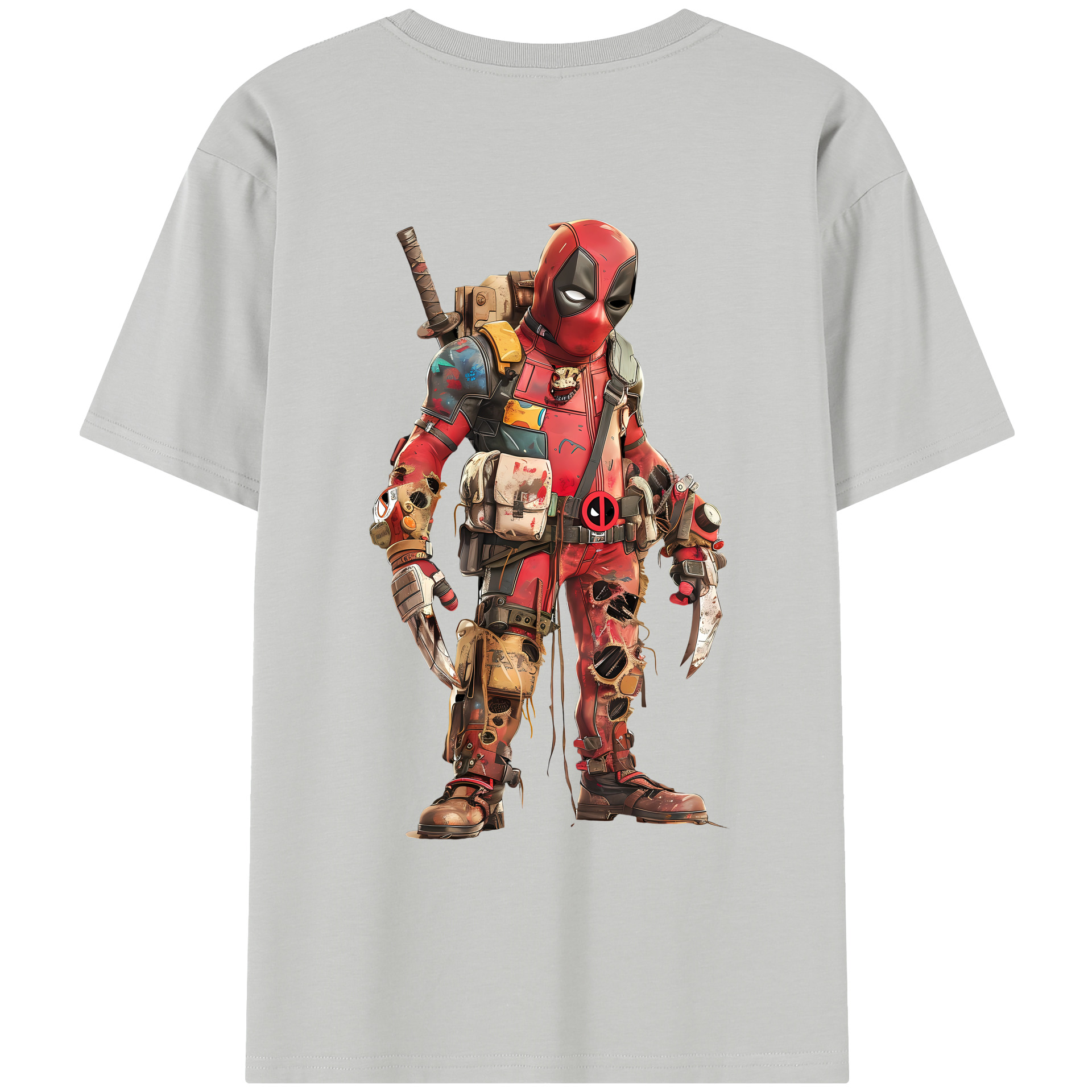 （画像用） Deadpool デッドプール レディース半袖Tシャツ(バックプリント)