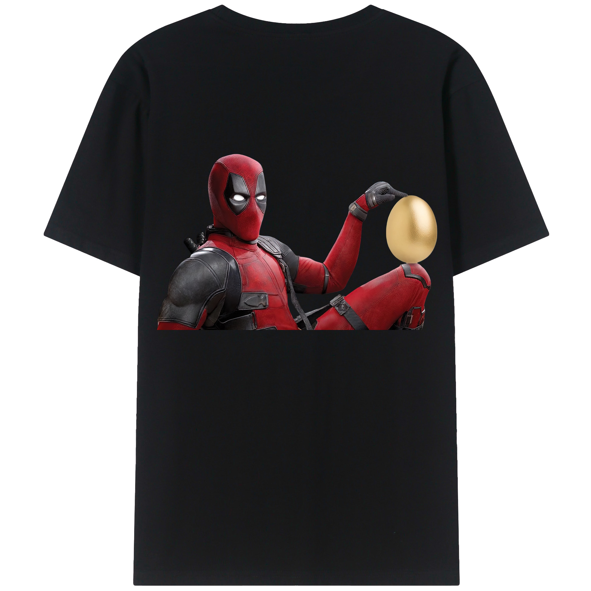 （画像用） Deadpool デッドプール レディース半袖Tシャツ(バックプリント)