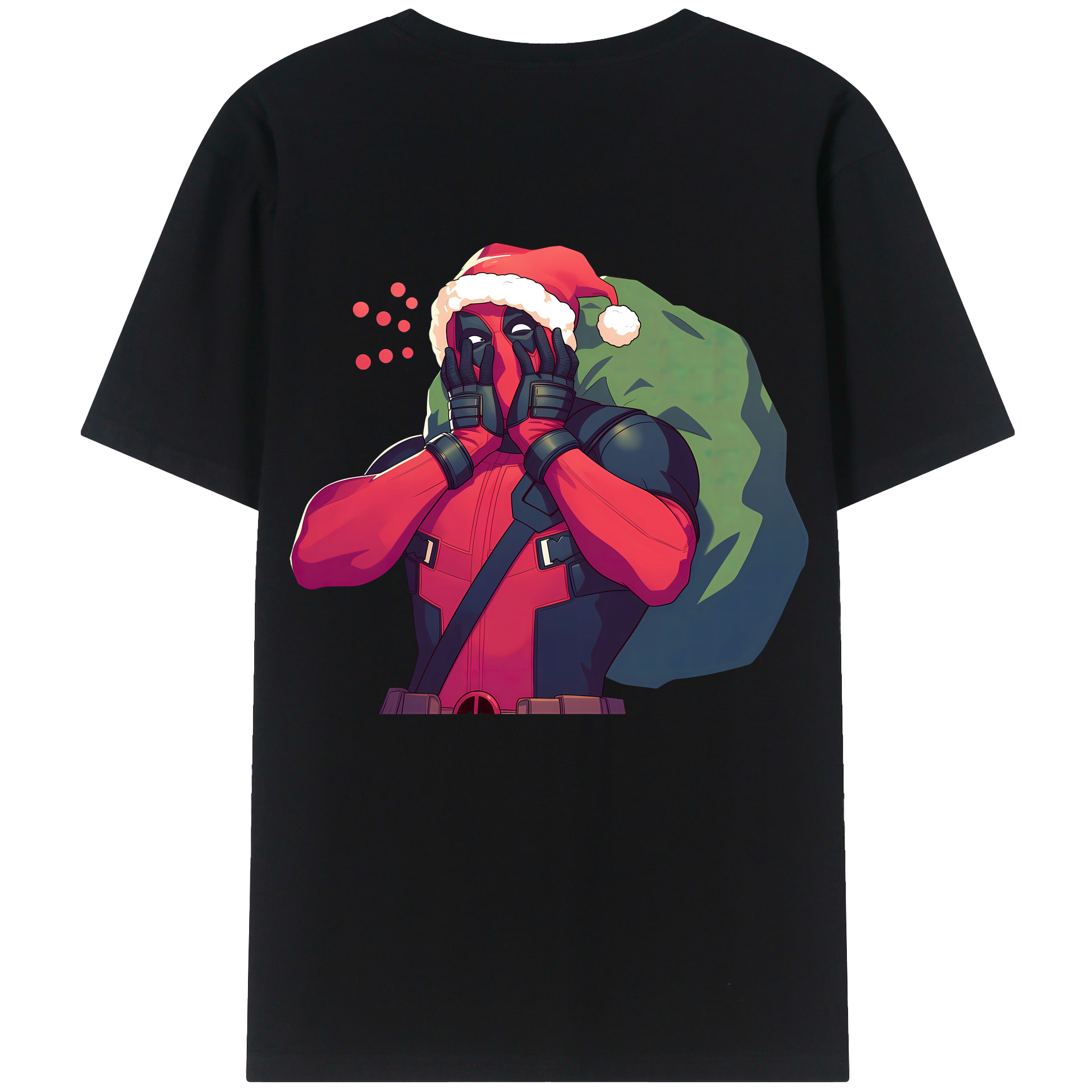 （画像用） Deadpool デッドプール レディース半袖Tシャツ(バックプリント)