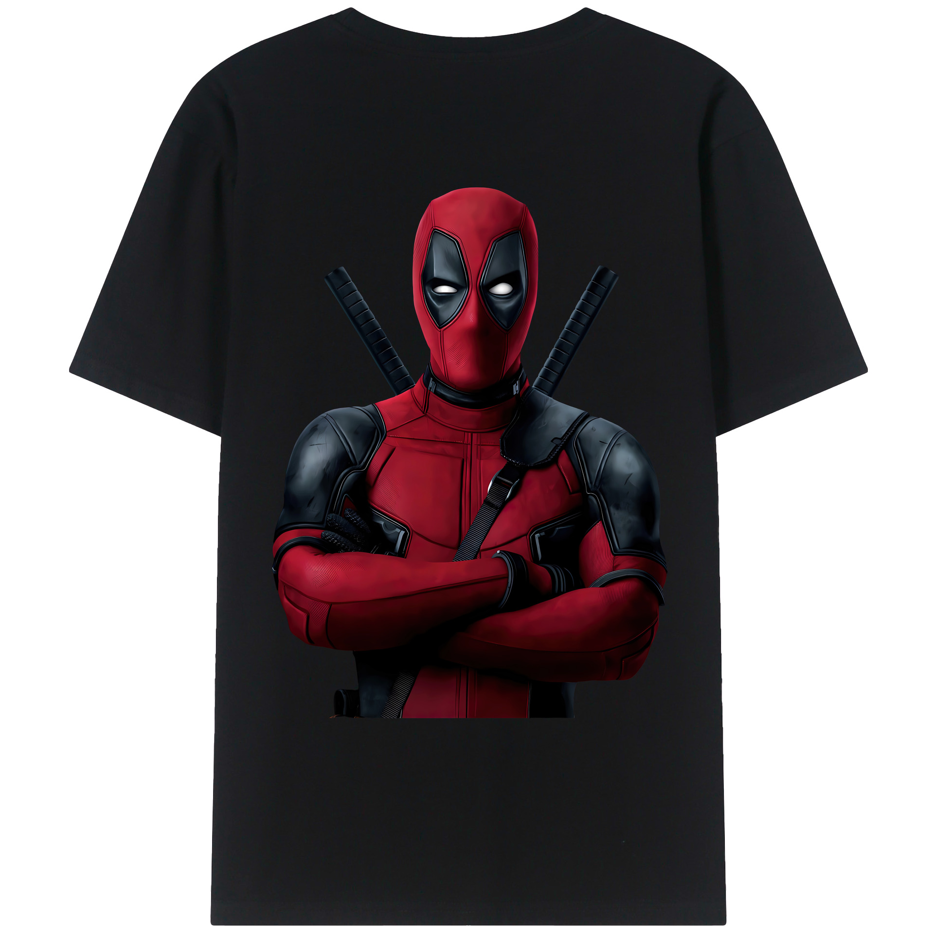 （画像用） Deadpool デッドプール レディース半袖Tシャツ(バックプリント)
