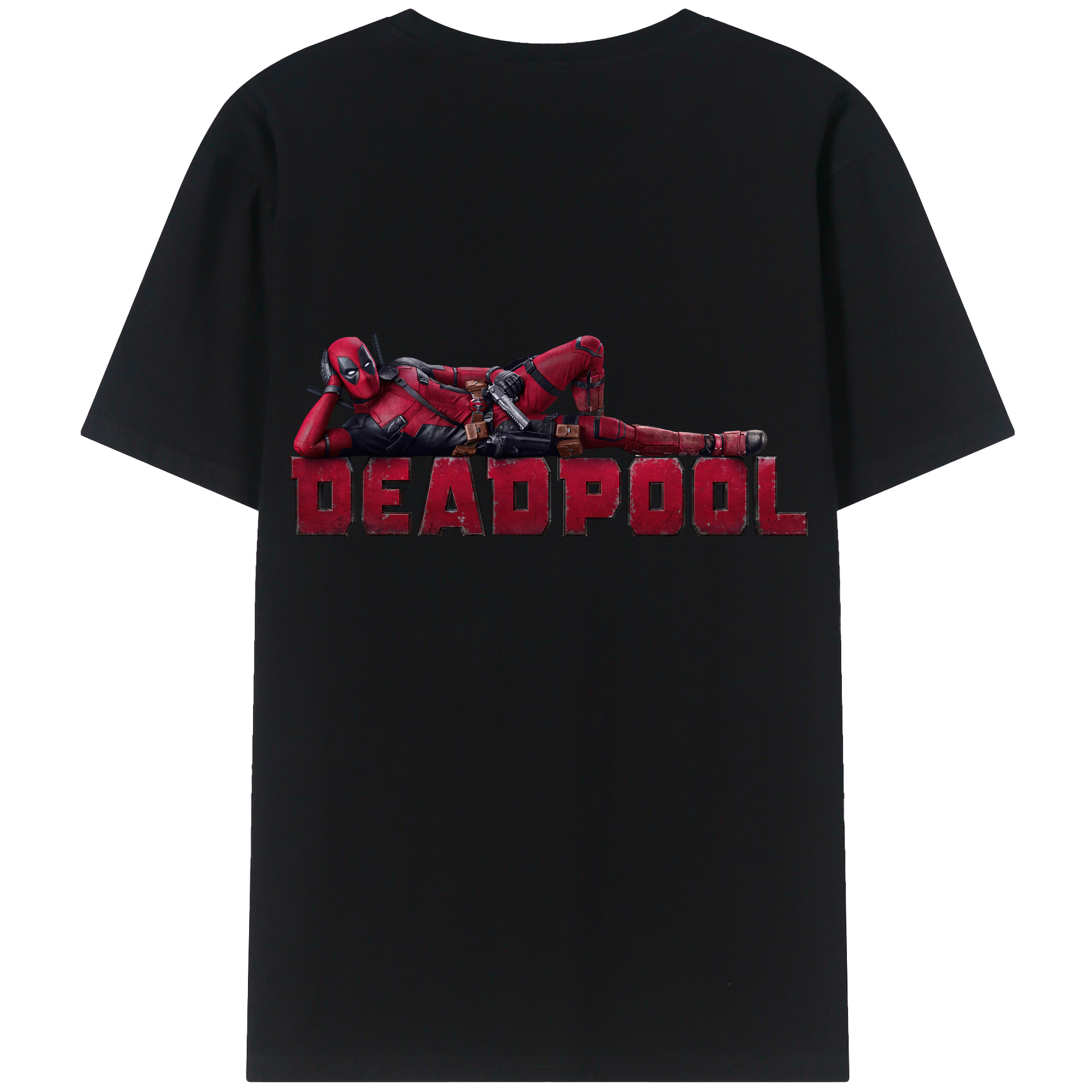（画像用） Deadpool デッドプール レディース半袖Tシャツ(バックプリント)