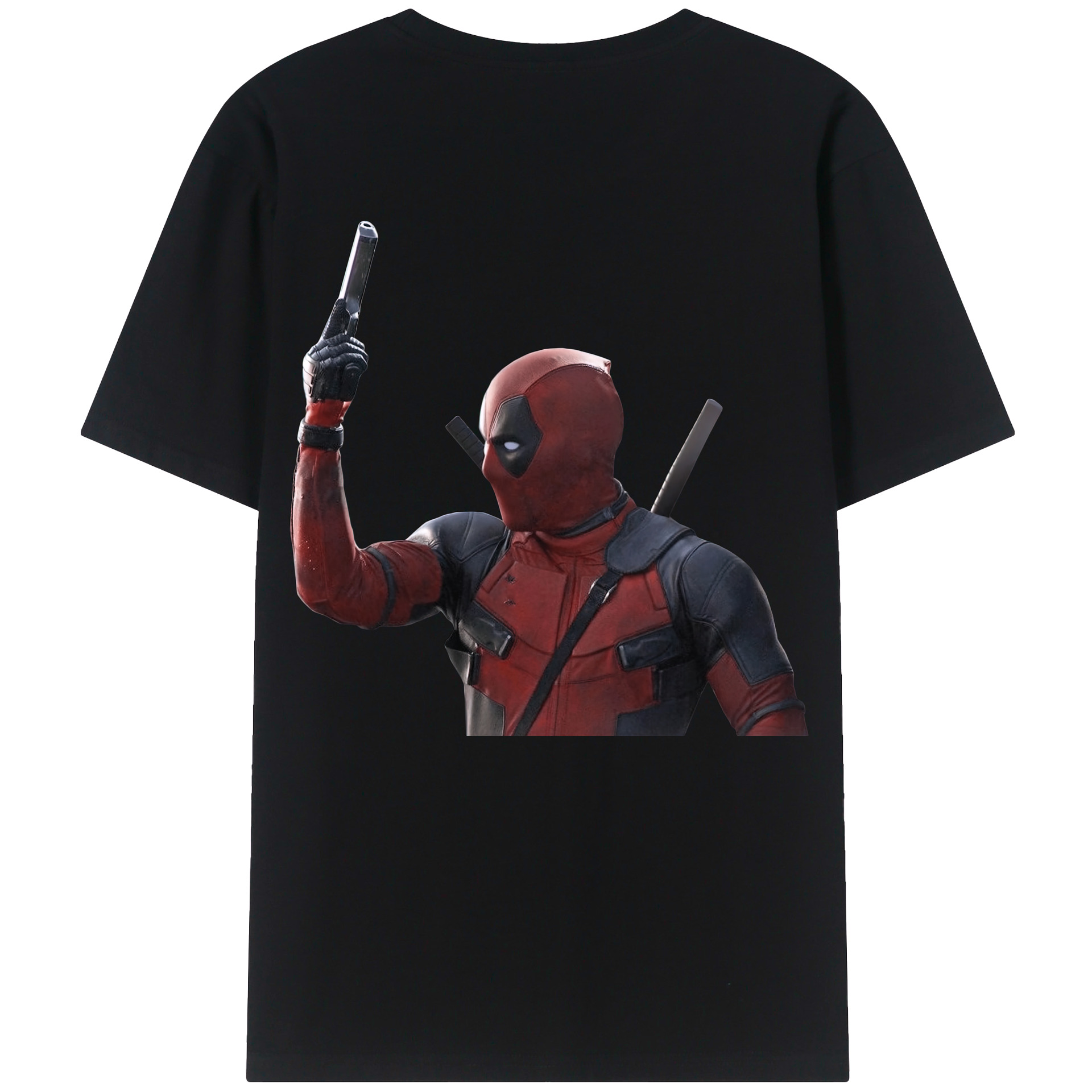 （画像用） Deadpool デッドプール レディース半袖Tシャツ(バックプリント)