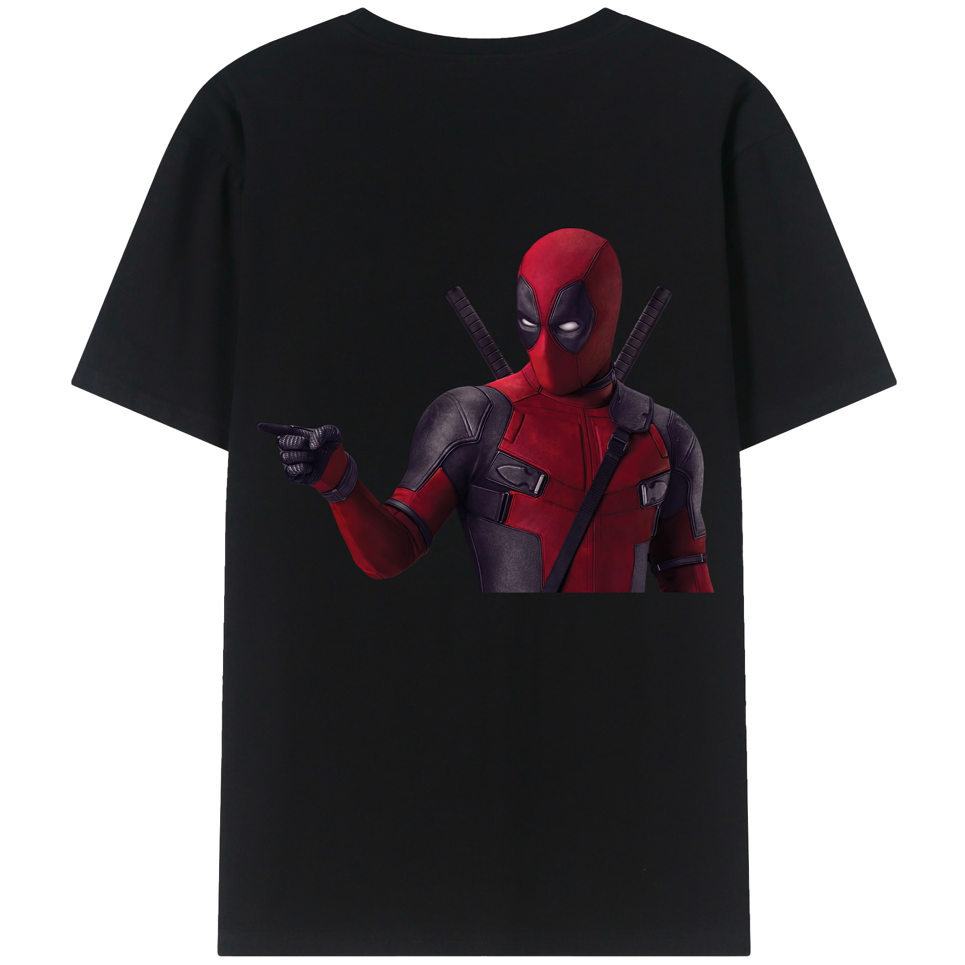 （画像用） Deadpool デッドプール レディース半袖Tシャツ(バックプリント)