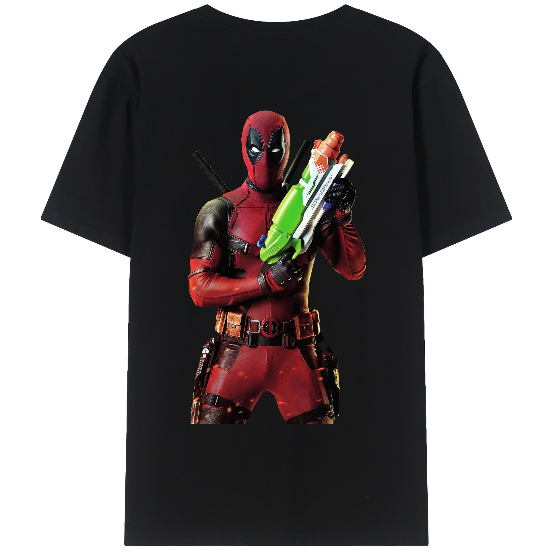 （画像用） Deadpool デッドプール レディース半袖Tシャツ(バックプリント)