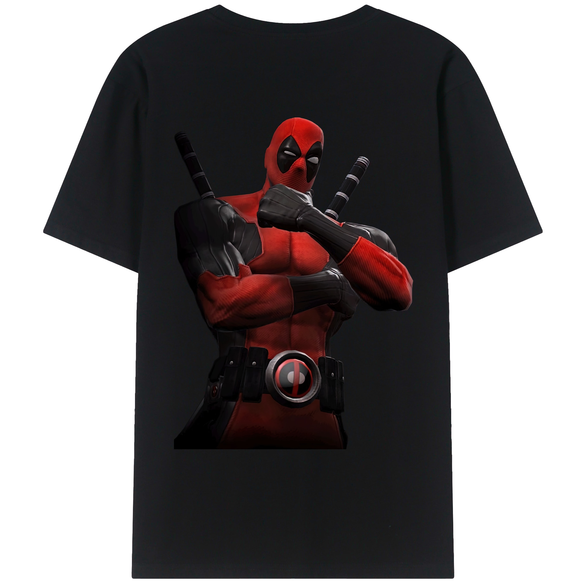 （画像用） Deadpool デッドプール レディース半袖Tシャツ(バックプリント)