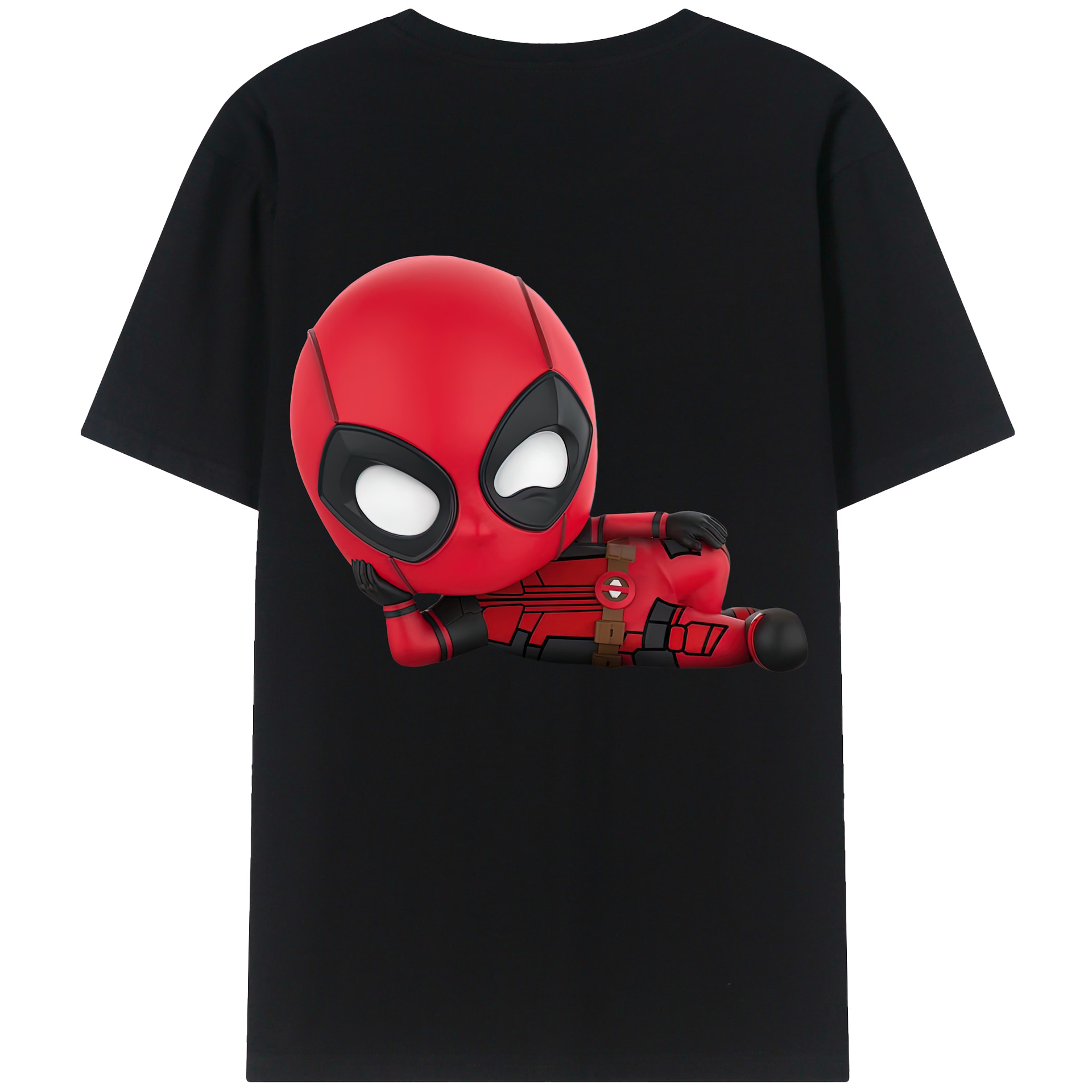 （画像用） Deadpool デッドプール レディース半袖Tシャツ(バックプリント)