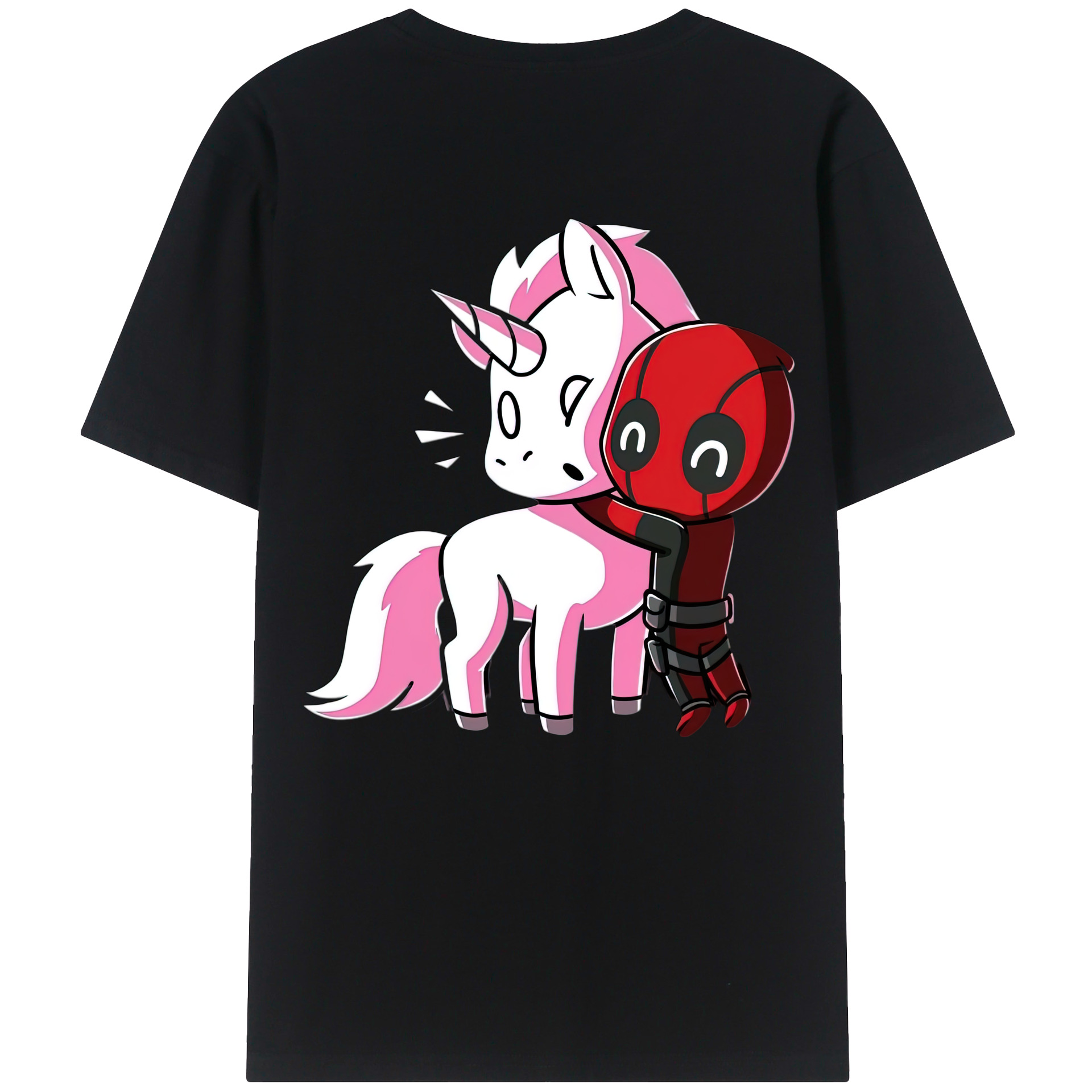（画像用） Deadpool デッドプール レディース半袖Tシャツ(バックプリント)
