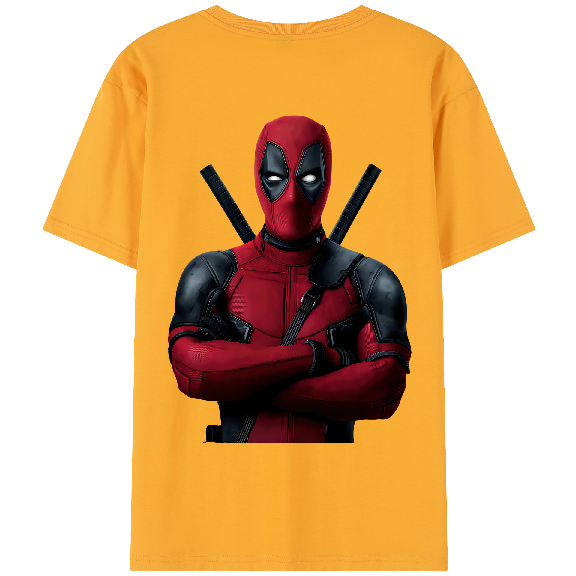 （画像用） Deadpool デッドプール レディース半袖Tシャツ(バックプリント)