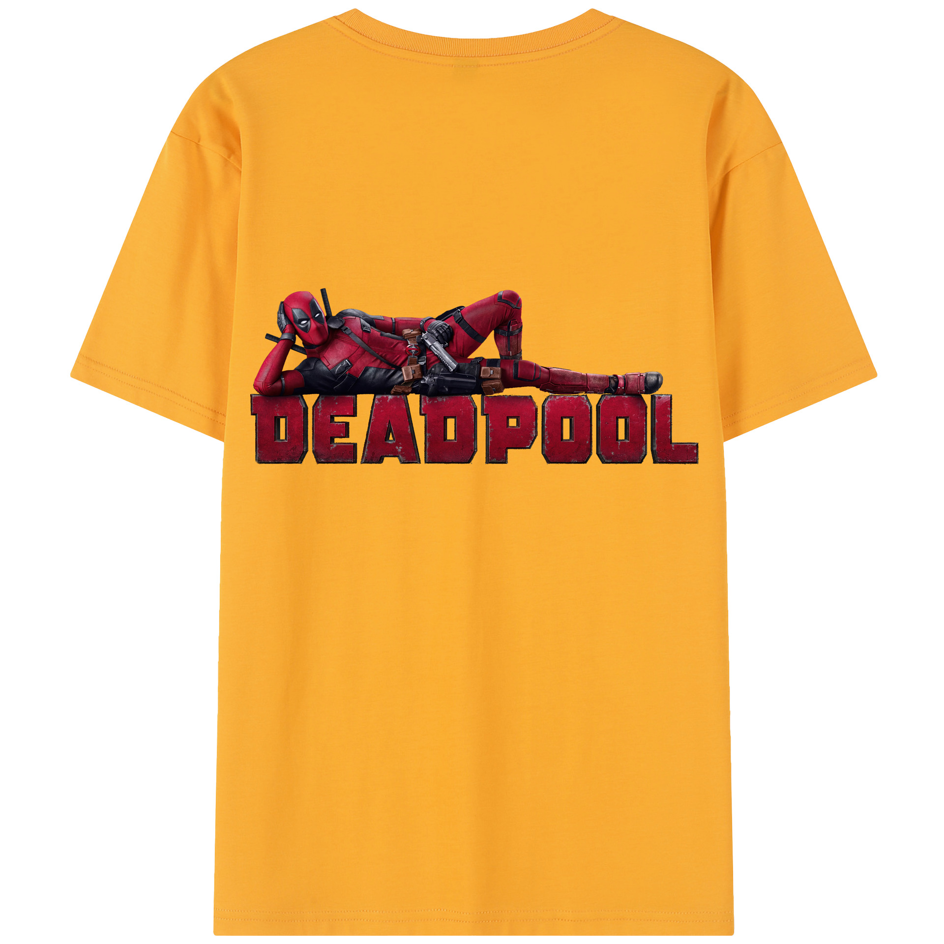 （画像用） Deadpool デッドプール レディース半袖Tシャツ(バックプリント)